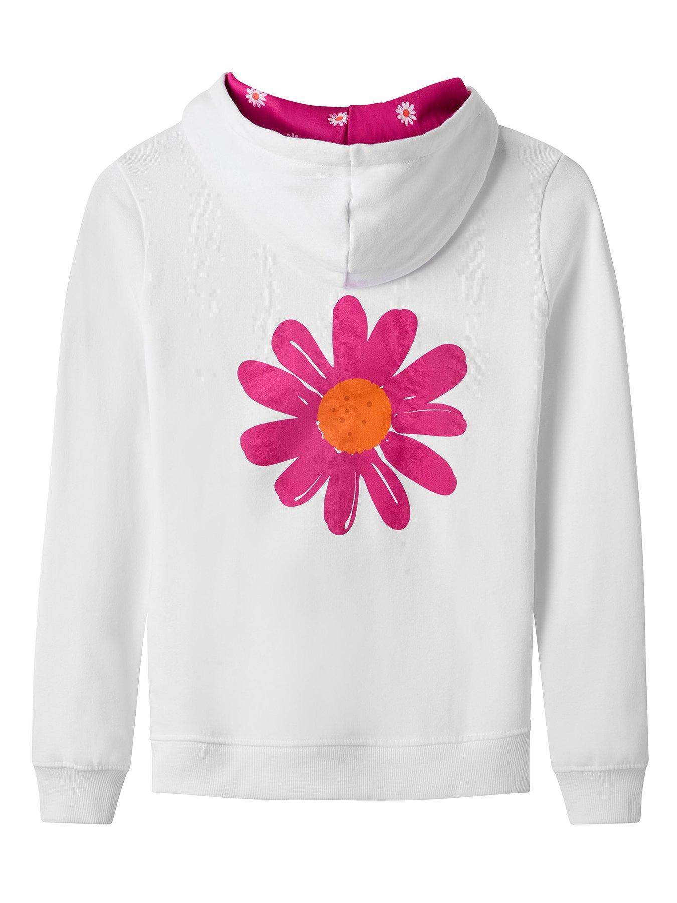 Image 6 of 6 of Joe Browns Summer Bloom Graphic Hoodie - White