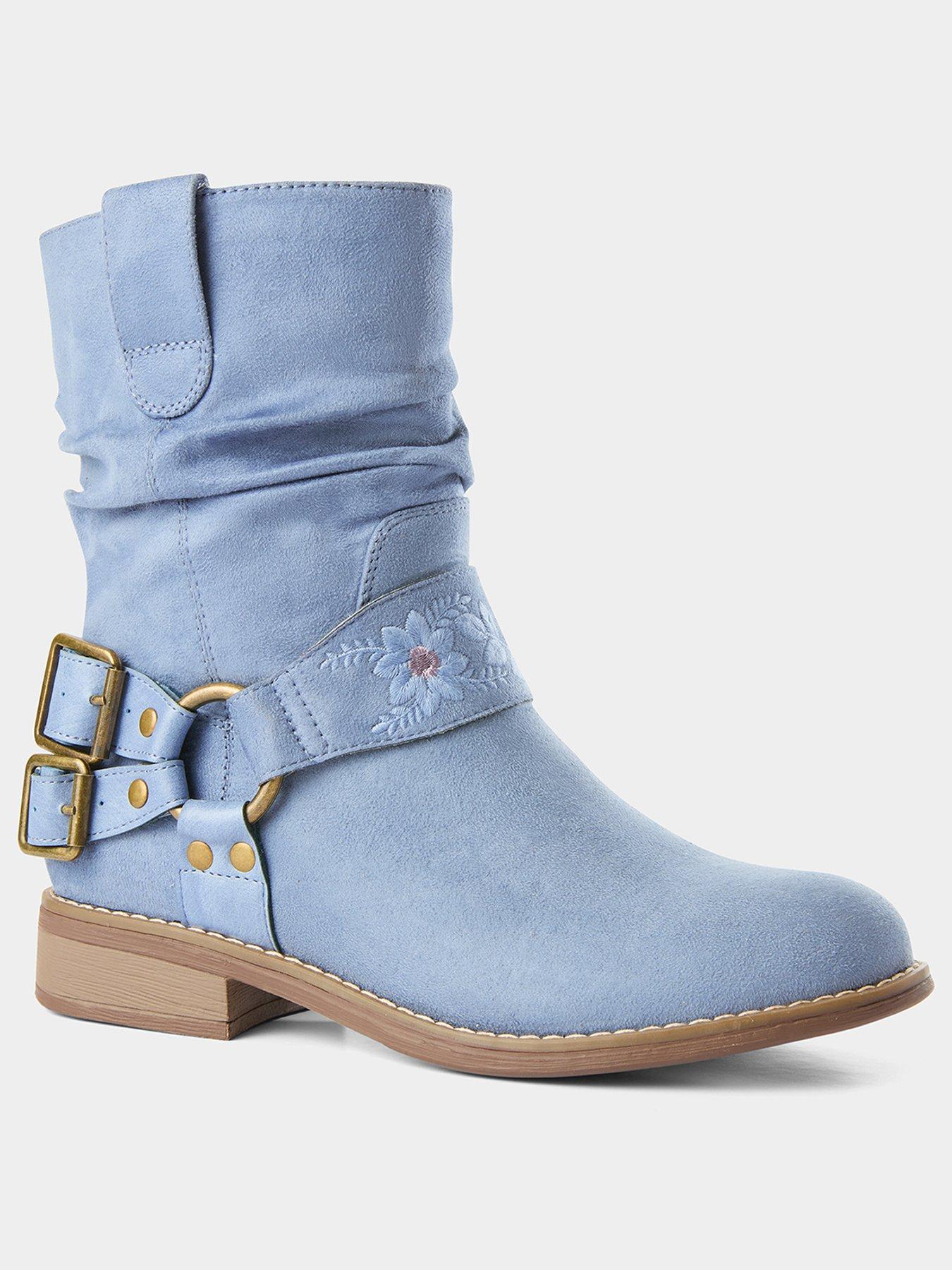 joe-browns-robyn-strappy-tucker-boots-bluestillFront