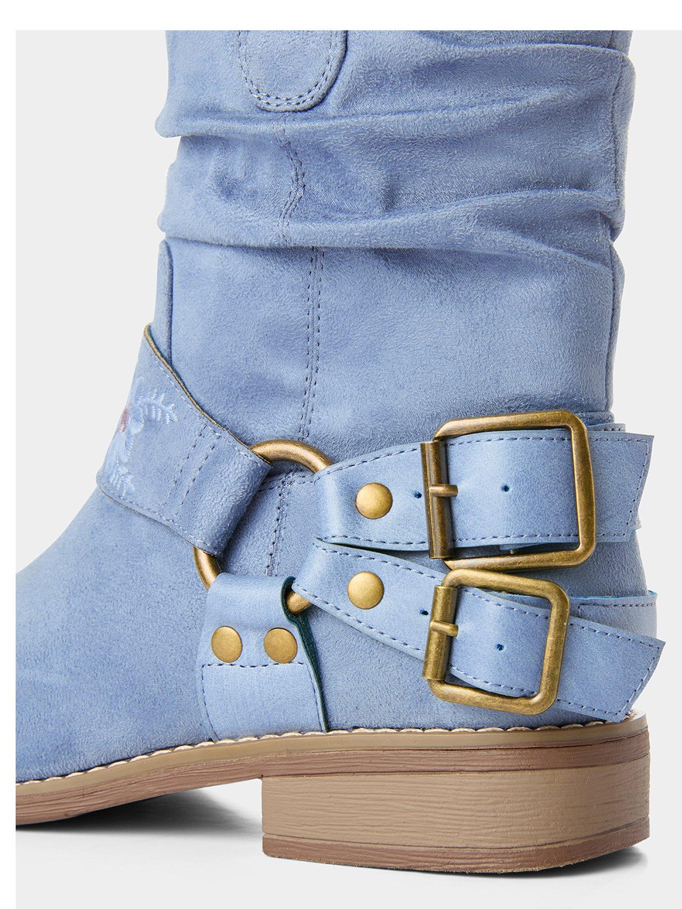 joe-browns-robyn-strappy-tucker-boots-bluedetail
