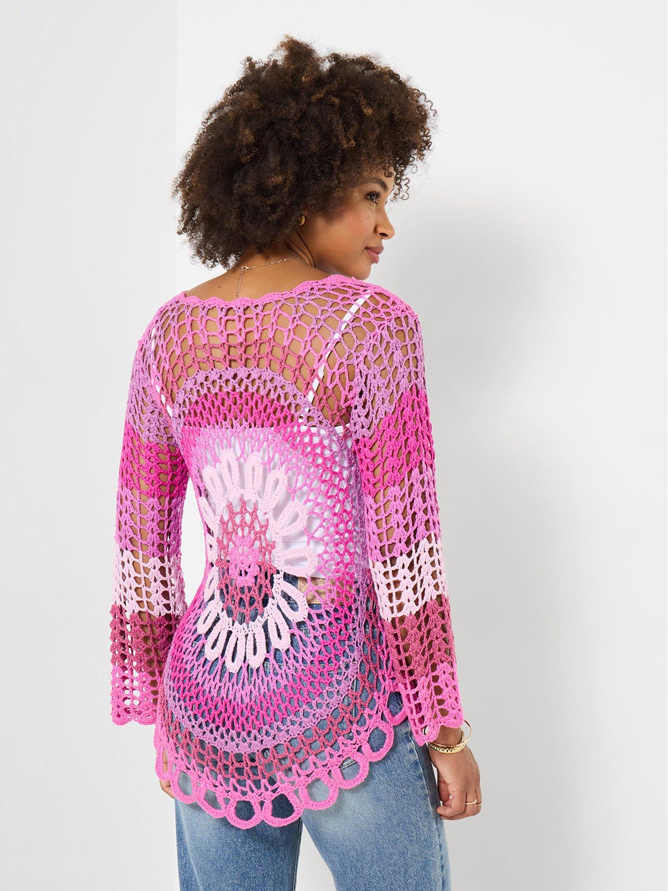 joe-browns-summer-paradise-crochet-jumper-pinkstillFront