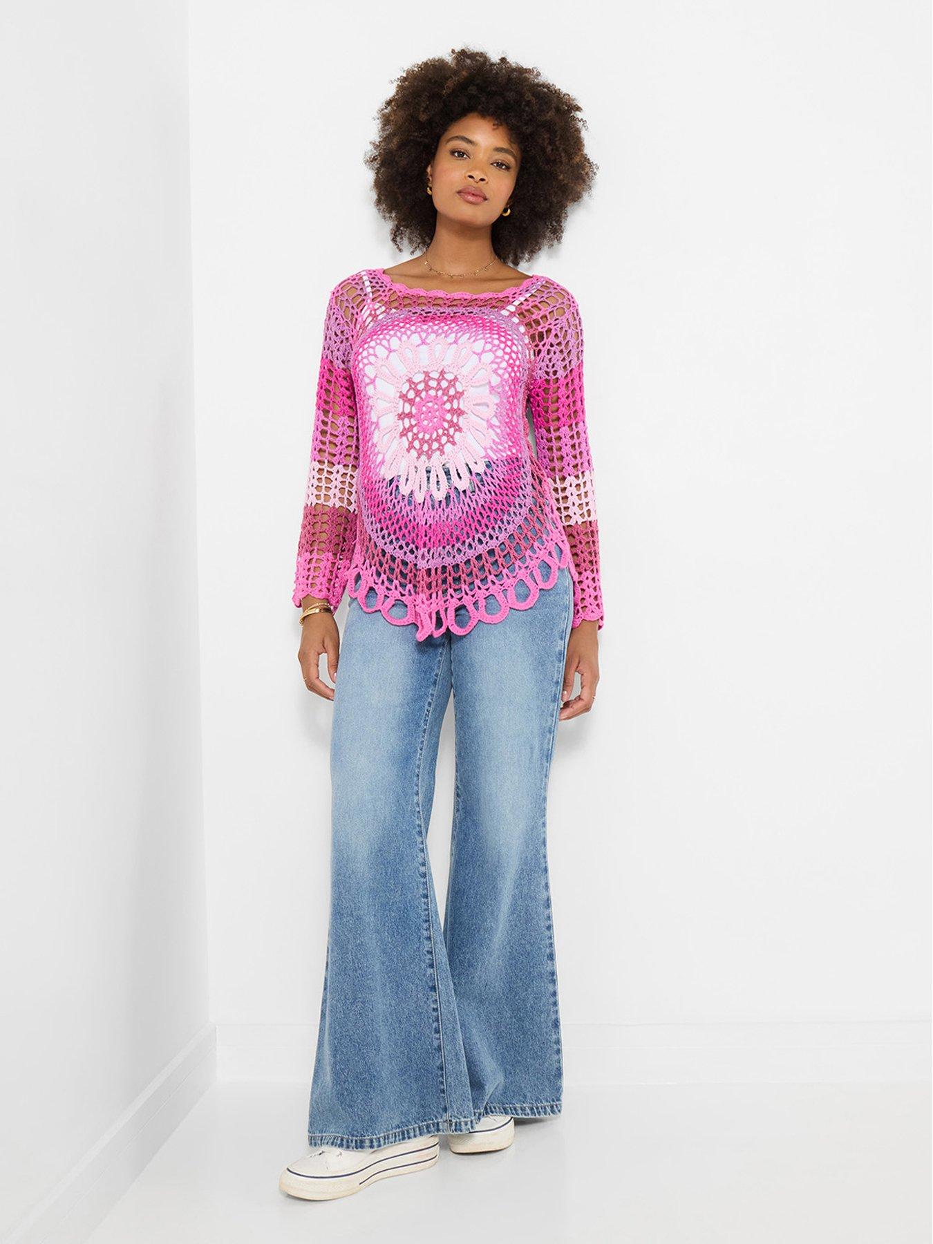 joe-browns-summer-paradise-crochet-jumper-pinkback
