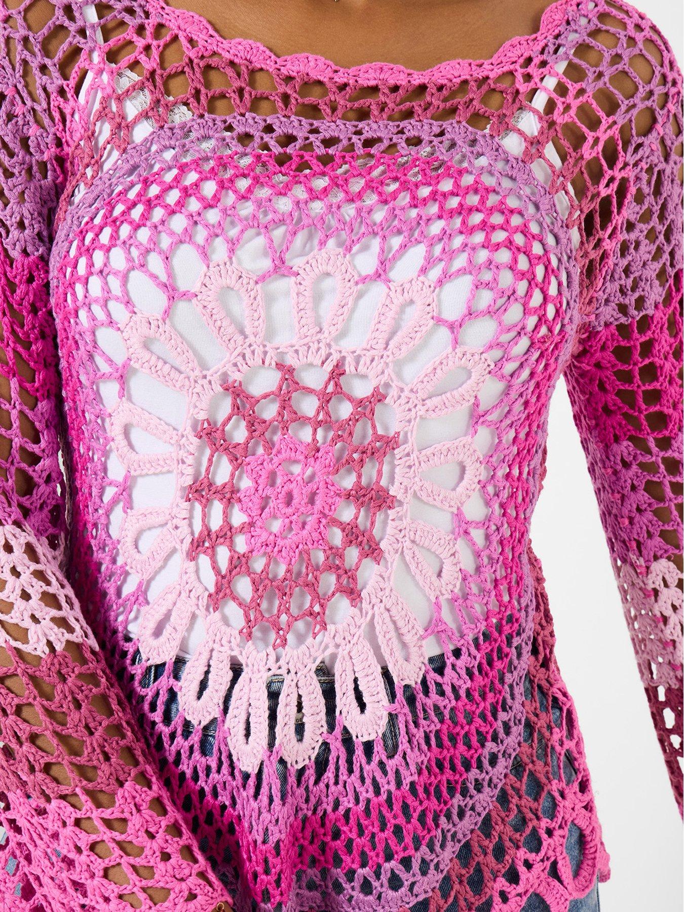 joe-browns-summer-paradise-crochet-jumper-pinkoutfit