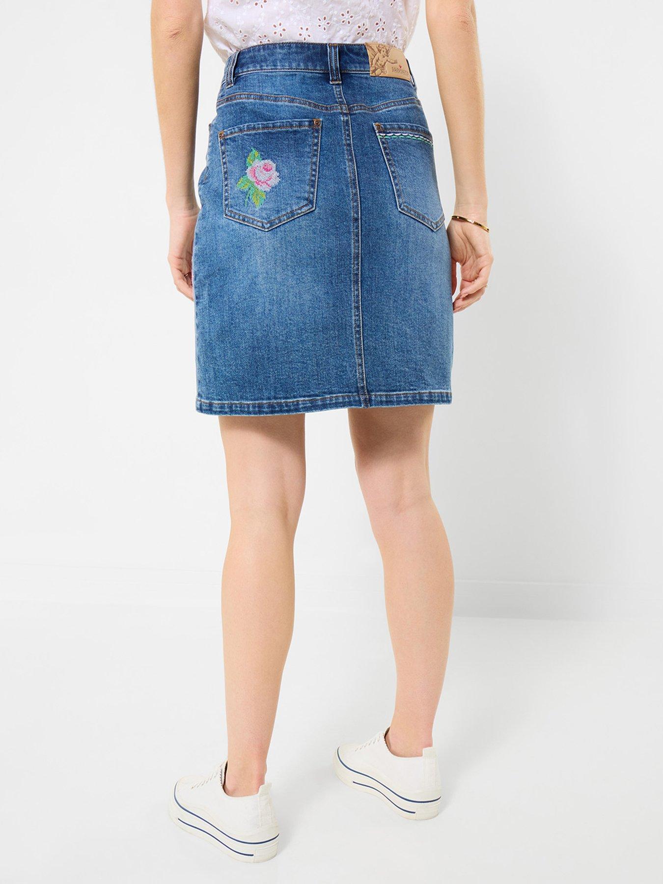 joe-browns-dalia-embroidered-denim-mini-skirt-bluestillFront