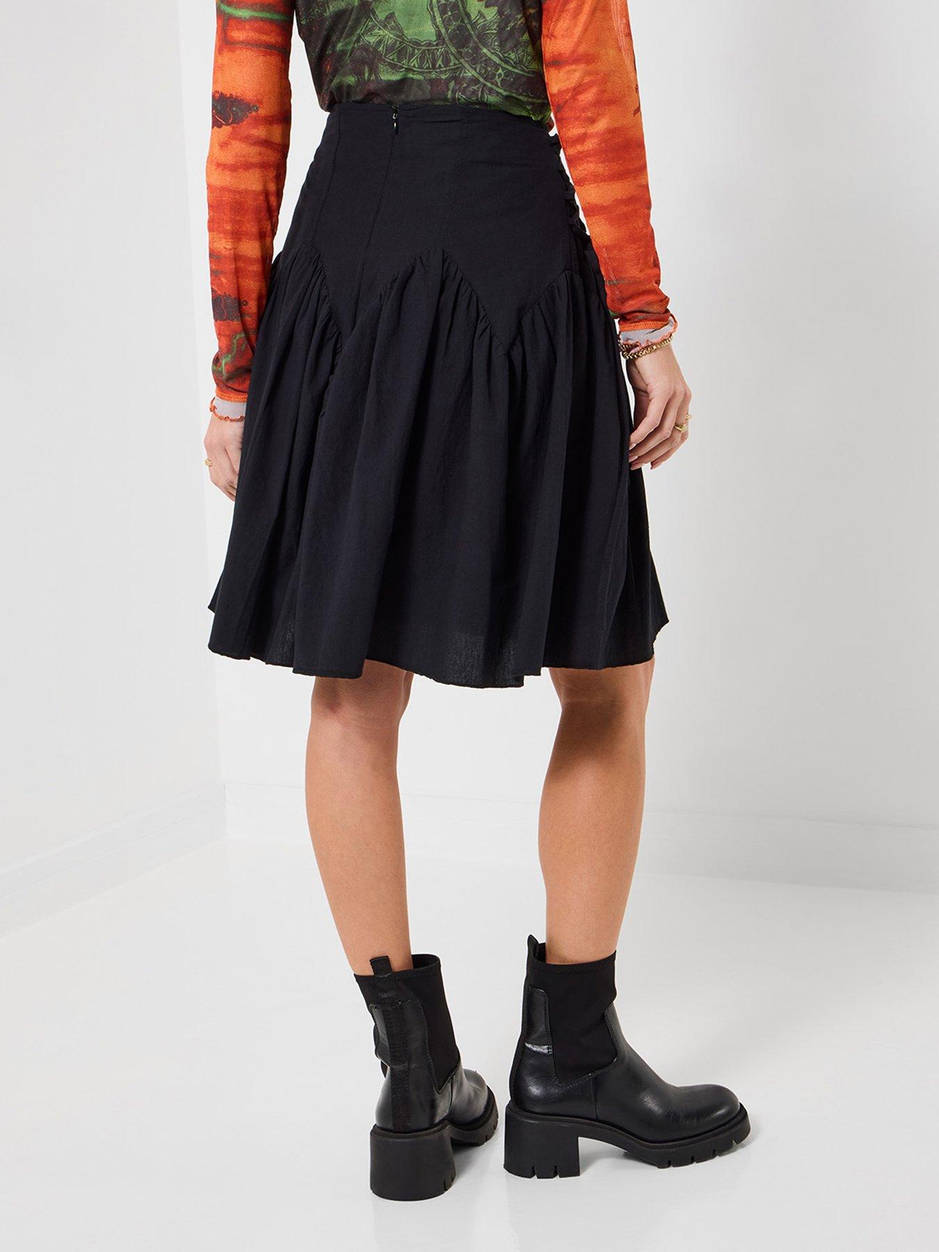 Image 2 of 5 of Joe Browns Rhianna Lace-Up Side Skirt - Black