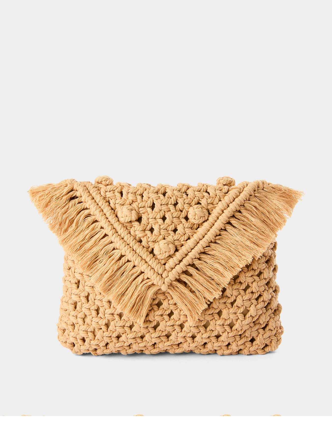 Image 1 of 4 of Joe Browns Mimi Macrame Cross Body Bag - Brown