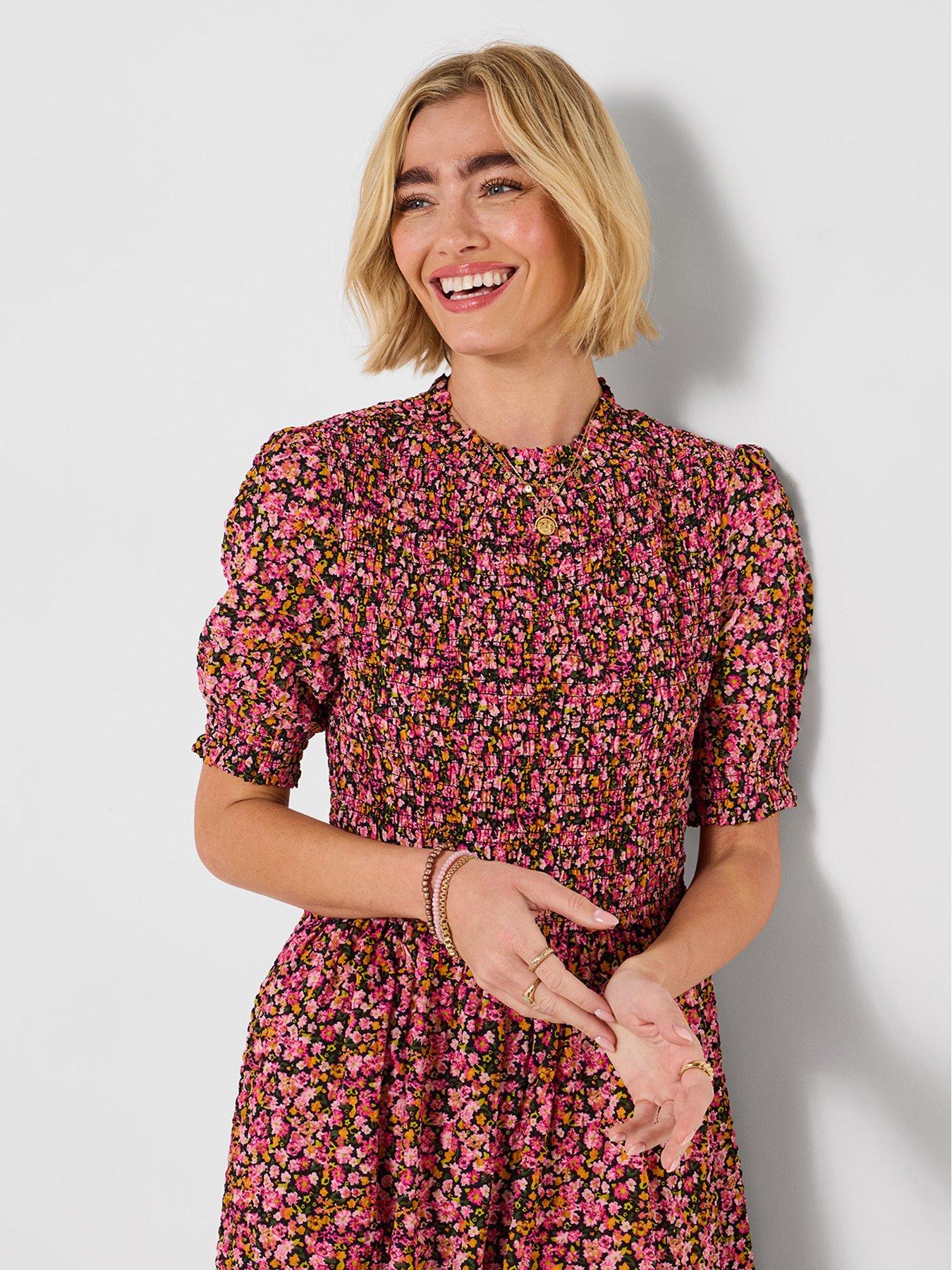 joe-browns-jasmine-shirred-bodice-dress-pinkback