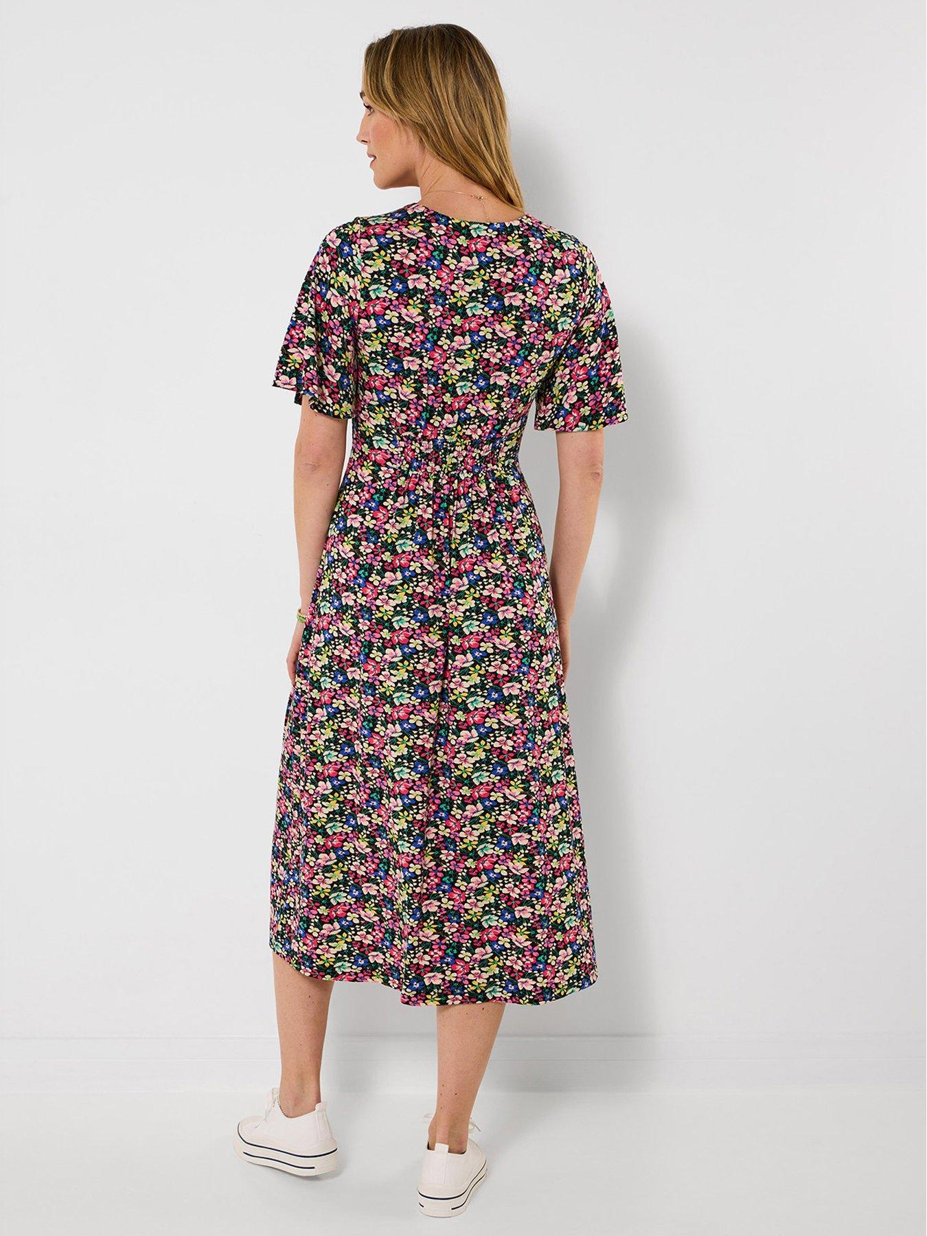 Image 2 of 5 of Joe Browns Fabulous Floral Jersey Dress - Black