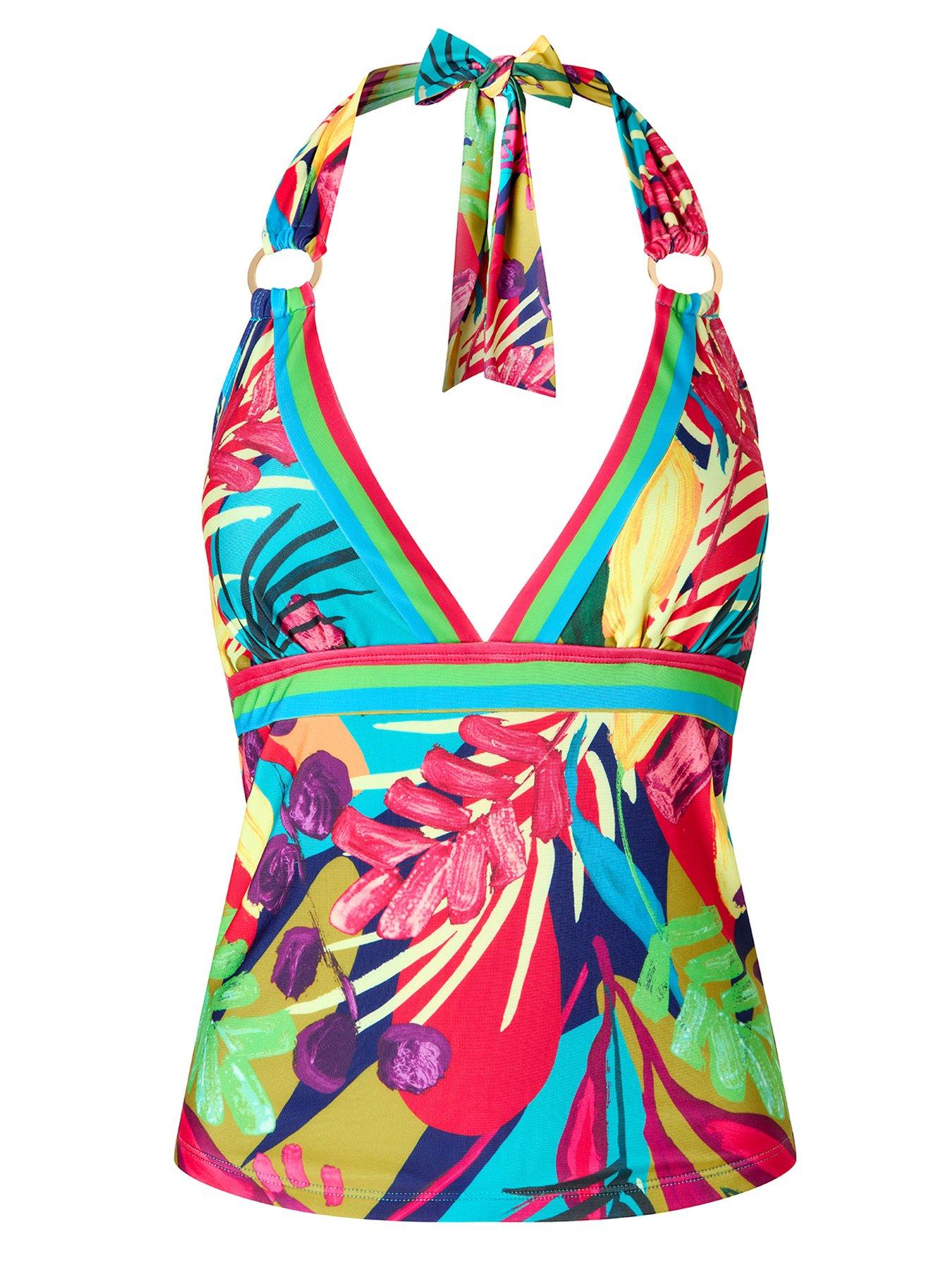 Image 5 of 5 of Joe Browns Fixed Straps Swimsuit - Green