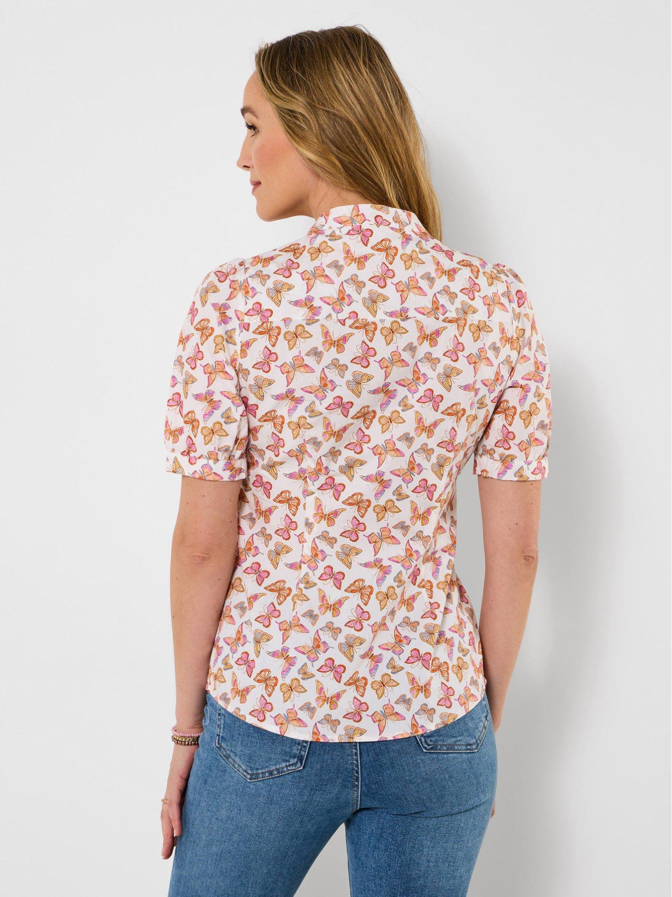 Image 2 of 6 of Joe Browns Beautiful Butterfly Blouse - White