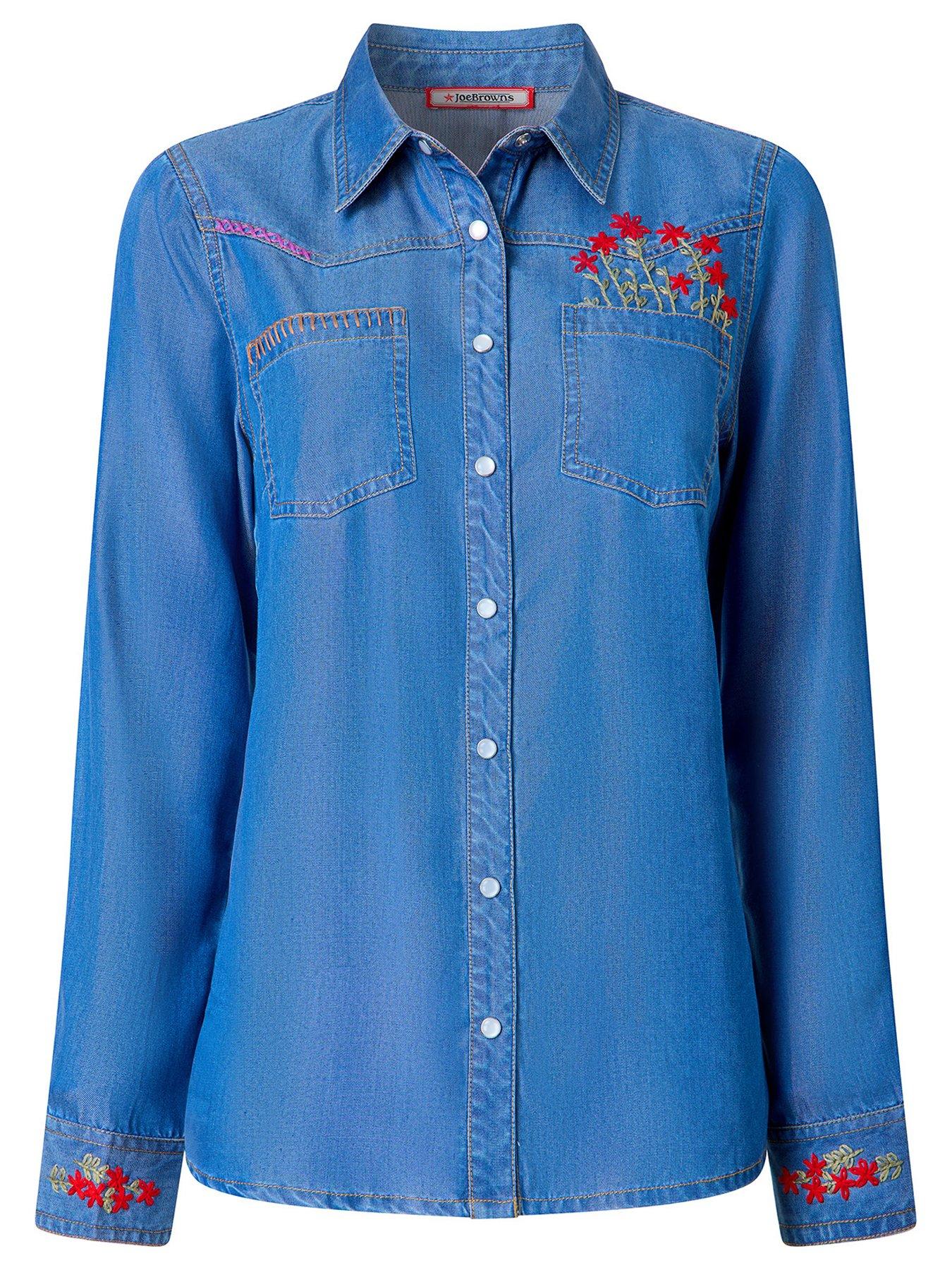 joe-browns-katie-embroidered-denim-shirt-bluedetail