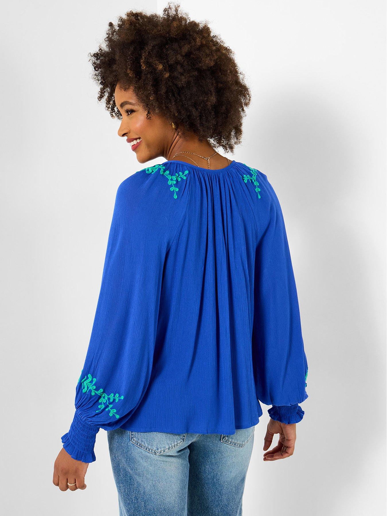 joe-browns-rebecca-embroidered-top-bluestillFront