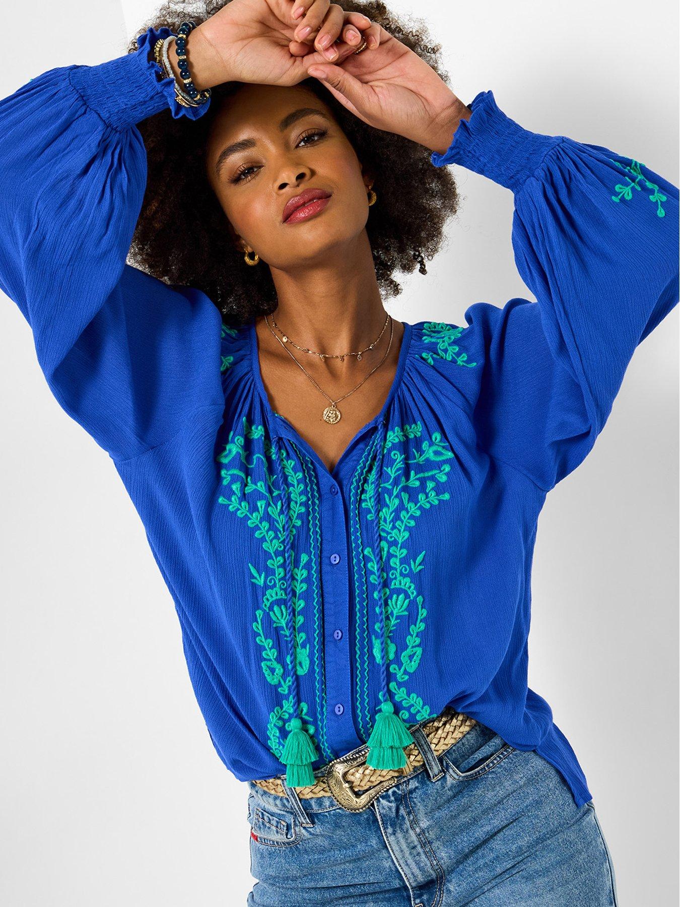 joe-browns-rebecca-embroidered-top-blueoutfit