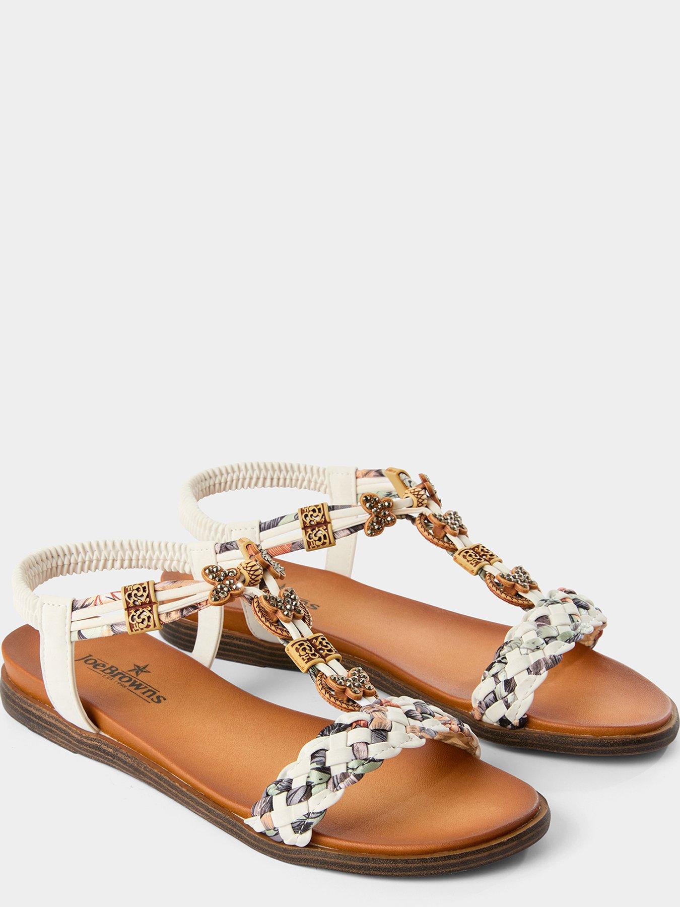 joe-browns-hot-spell-boho-sandals-whiteoutfit