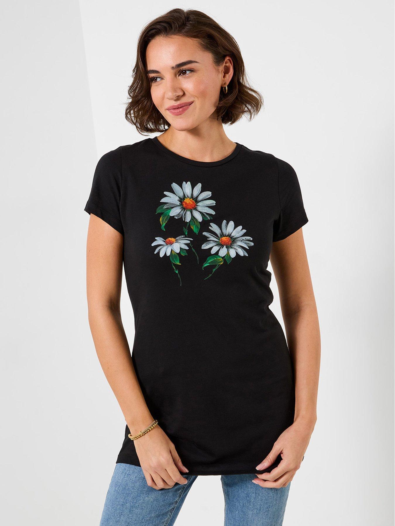 joe-browns-daisy-graphic-tunic-top-black