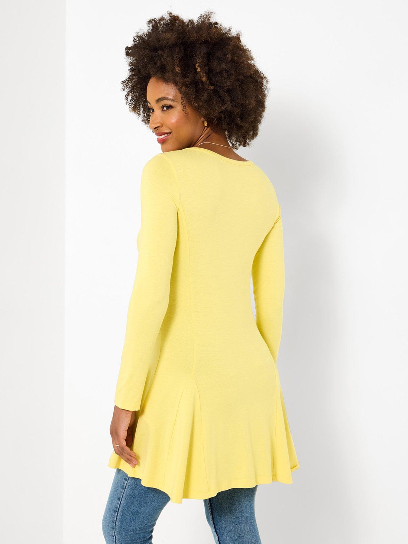 Image 2 of 5 of Joe Browns All The Love Graphic Tunic Top - Yellow
