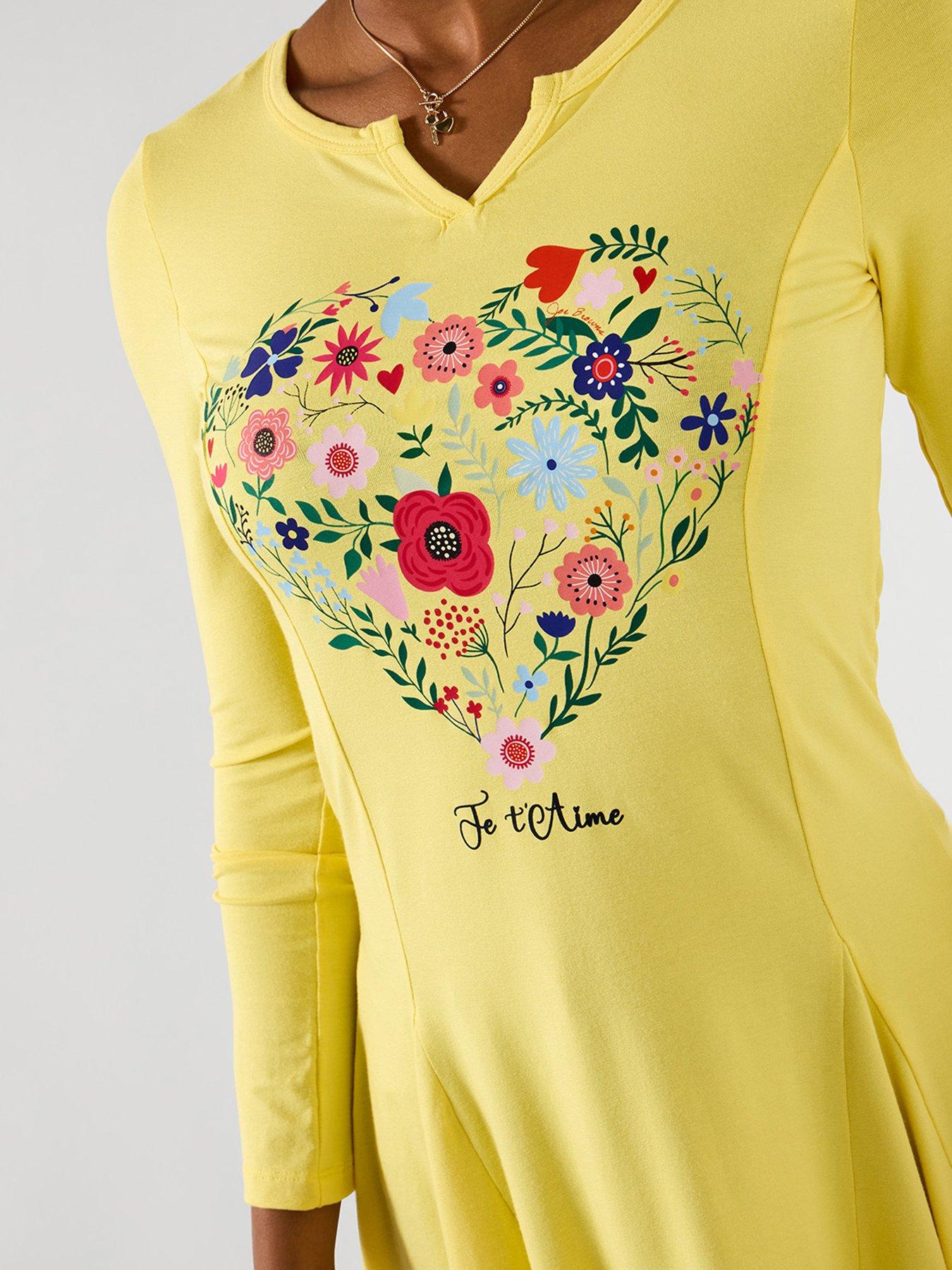 Image 4 of 5 of Joe Browns All The Love Graphic Tunic Top - Yellow