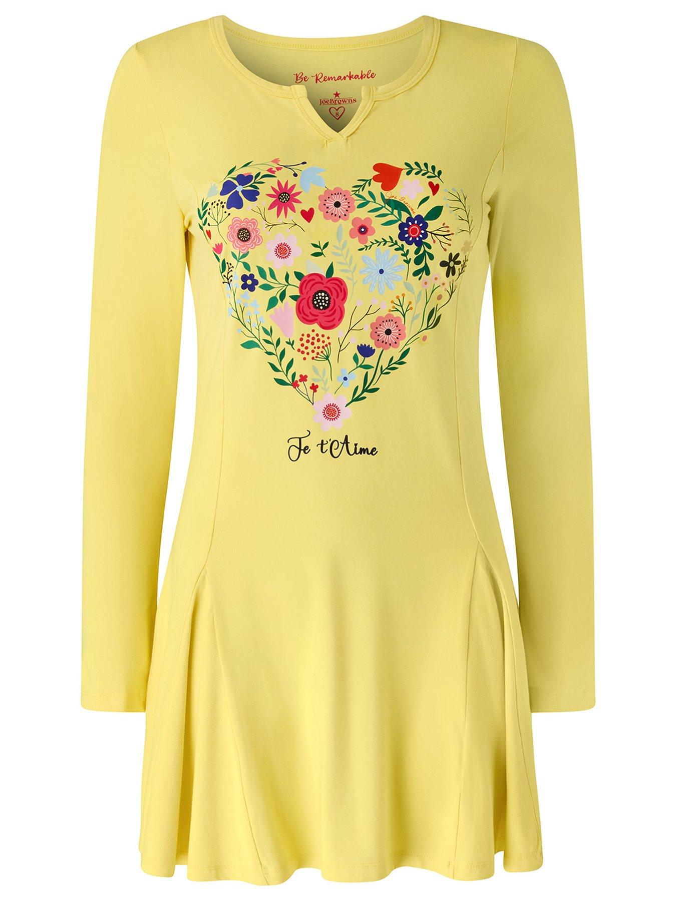 Image 5 of 5 of Joe Browns All The Love Graphic Tunic Top - Yellow