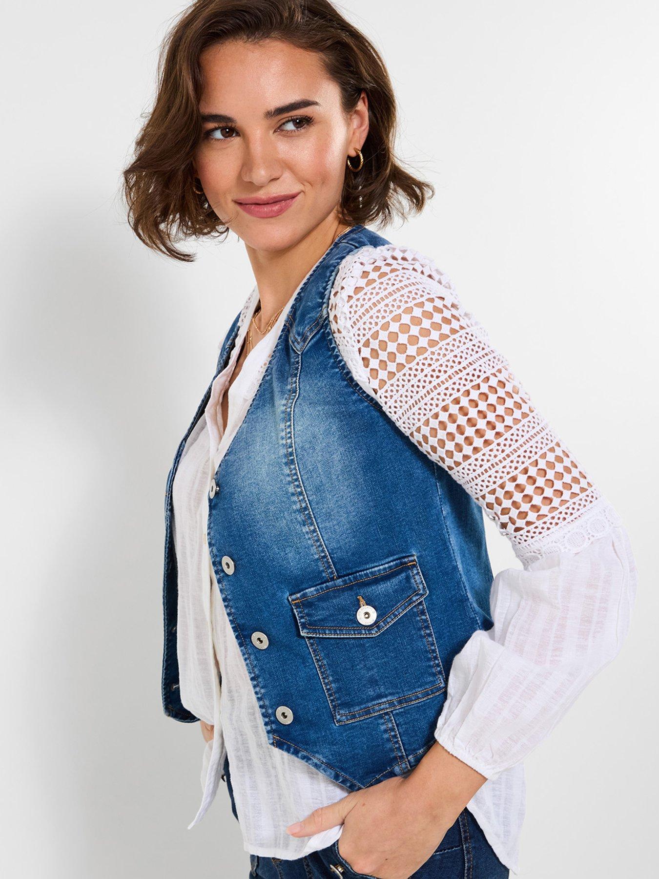 joe-browns-dixie-stretch-denim-waistcoat-bluefront