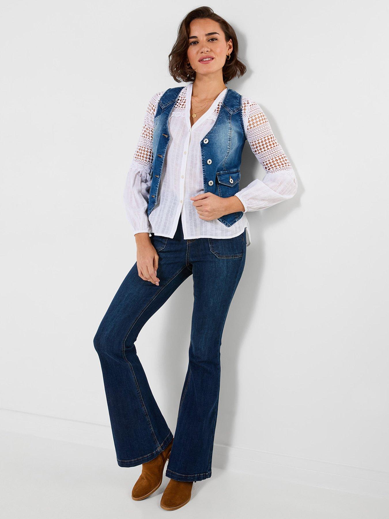Image 3 of 7 of Joe Browns Dixie Stretch Denim Waistcoat