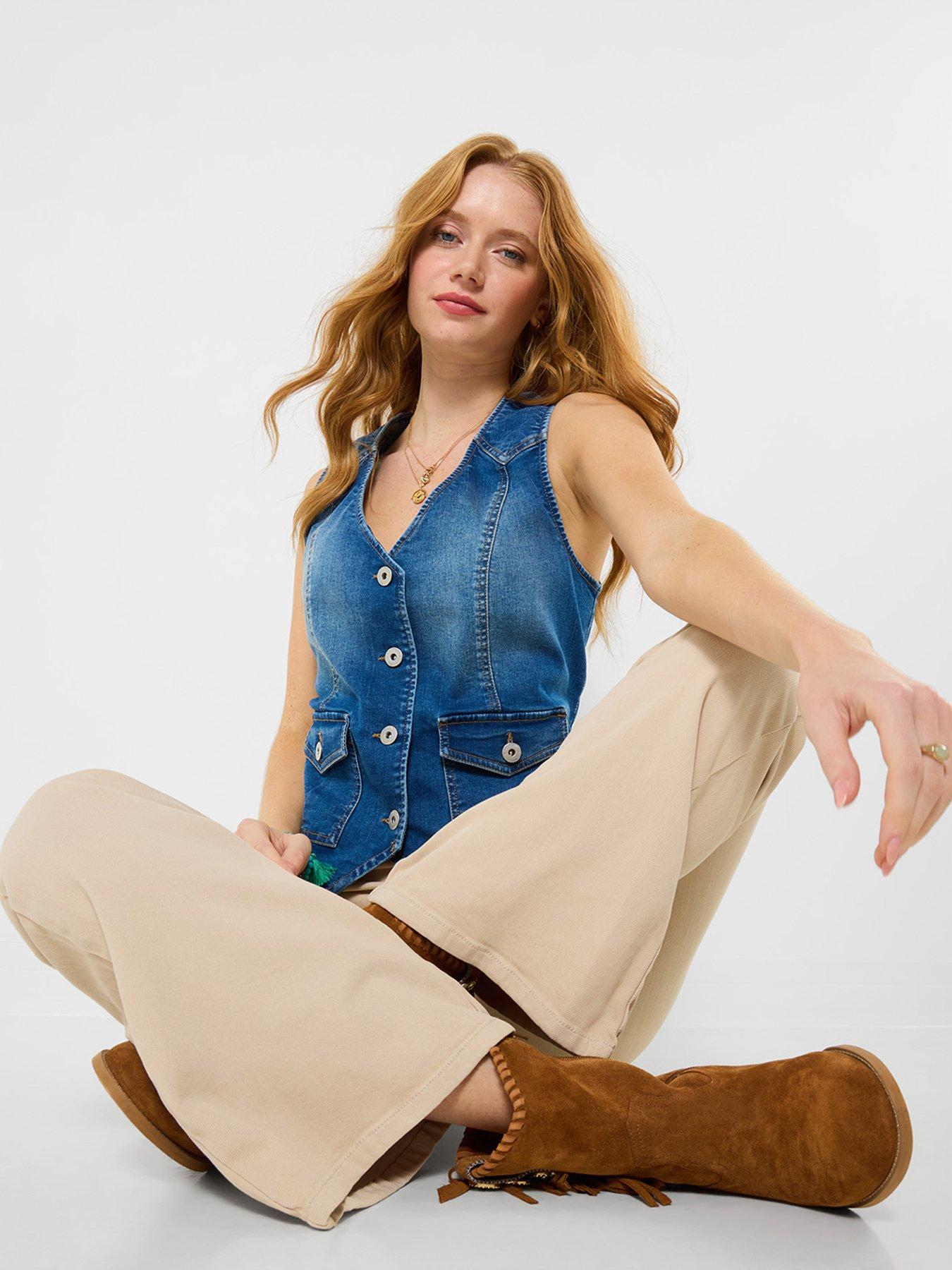 Image 6 of 7 of Joe Browns Dixie Stretch Denim Waistcoat