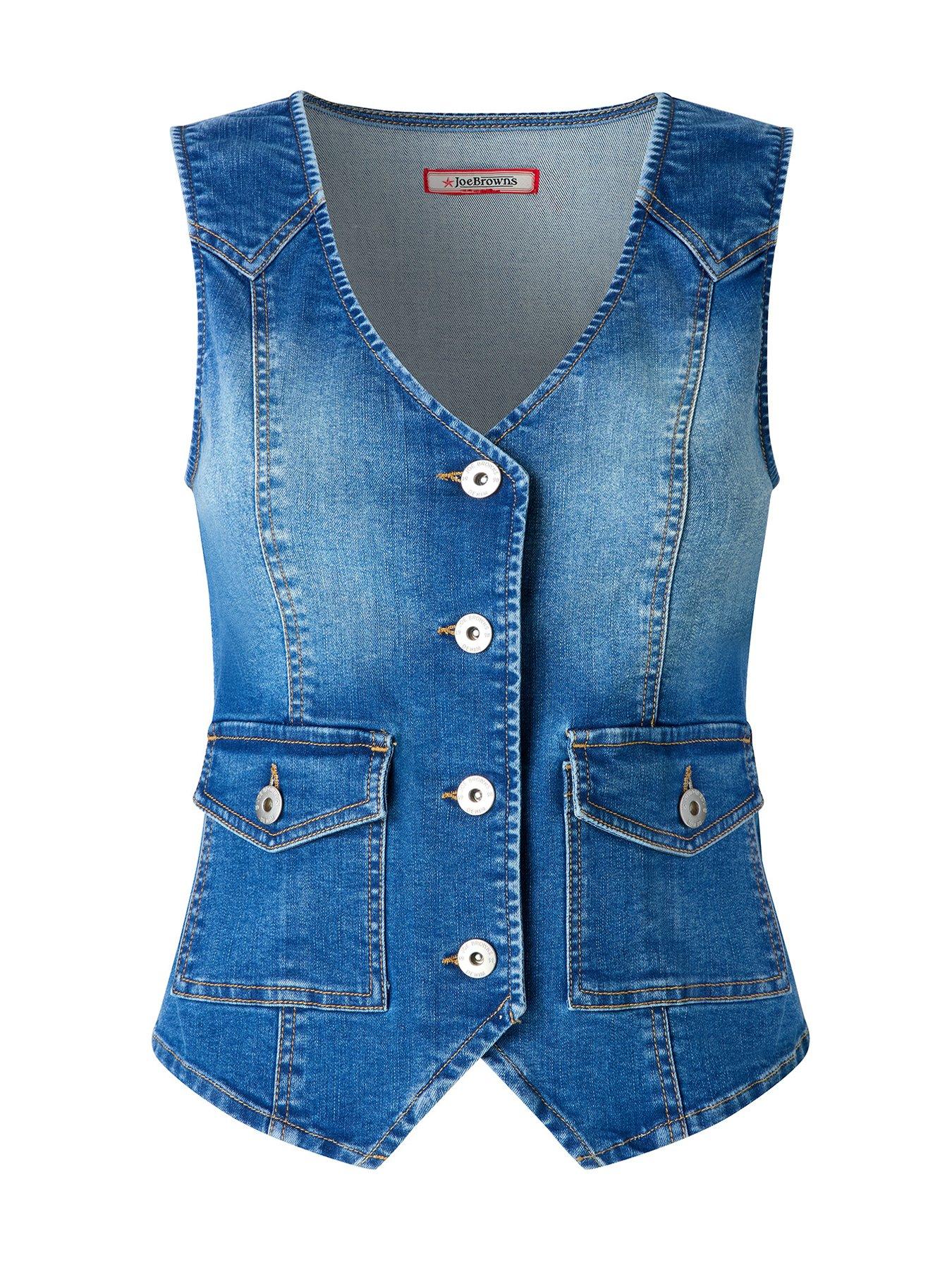 Image 7 of 7 of Joe Browns Dixie Stretch Denim Waistcoat