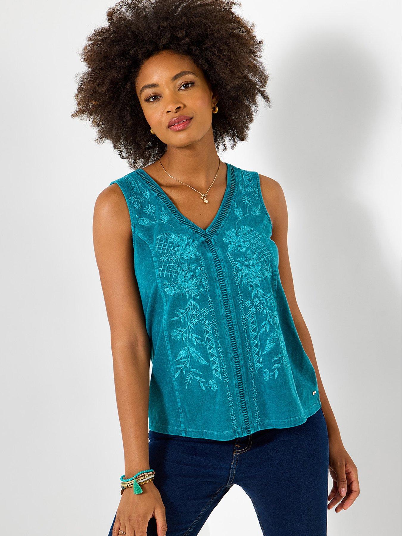 joe-browns-summer-sun-embroidered-vest-top-bluefront