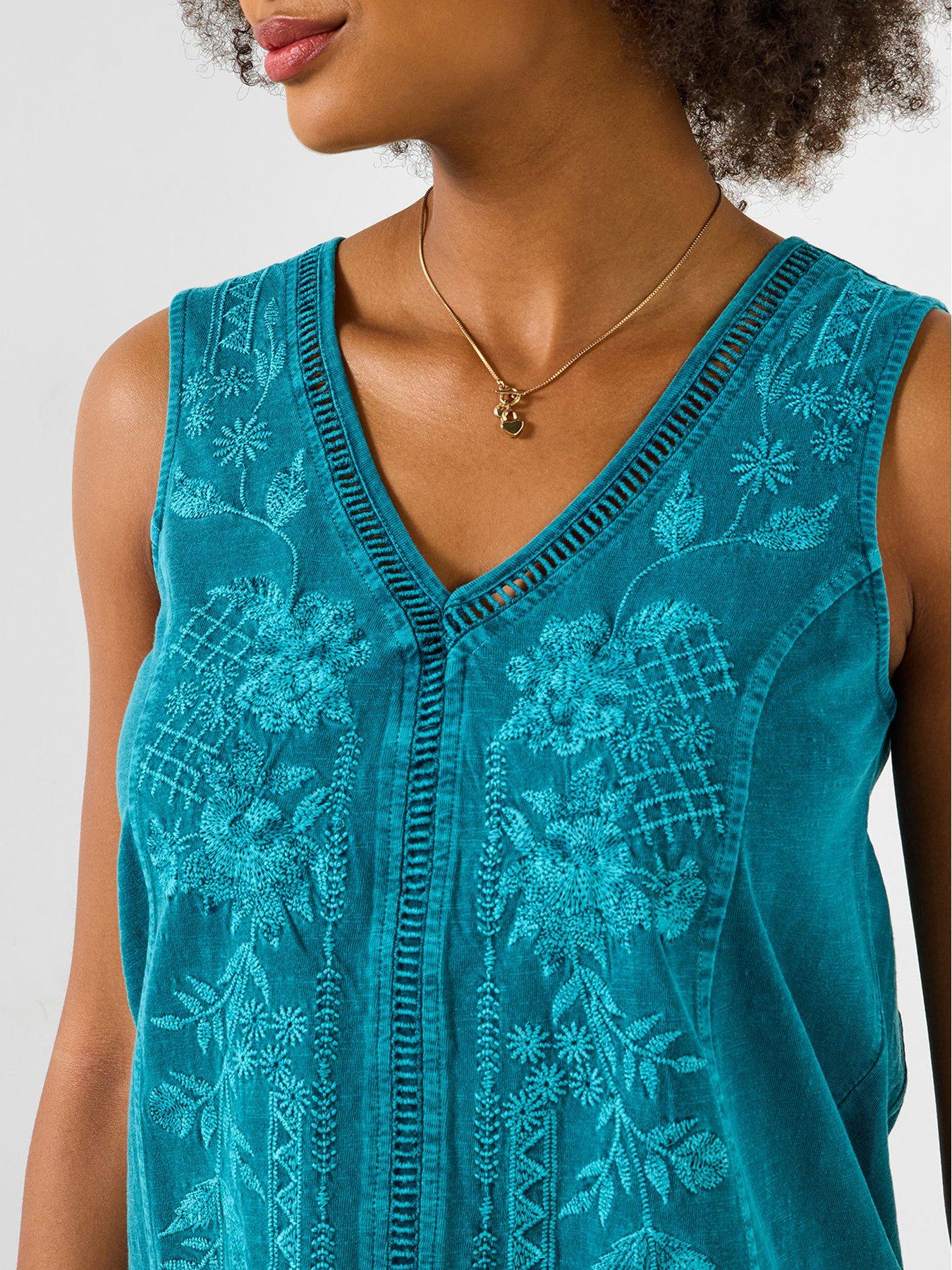 joe-browns-summer-sun-embroidered-vest-top-blueoutfit