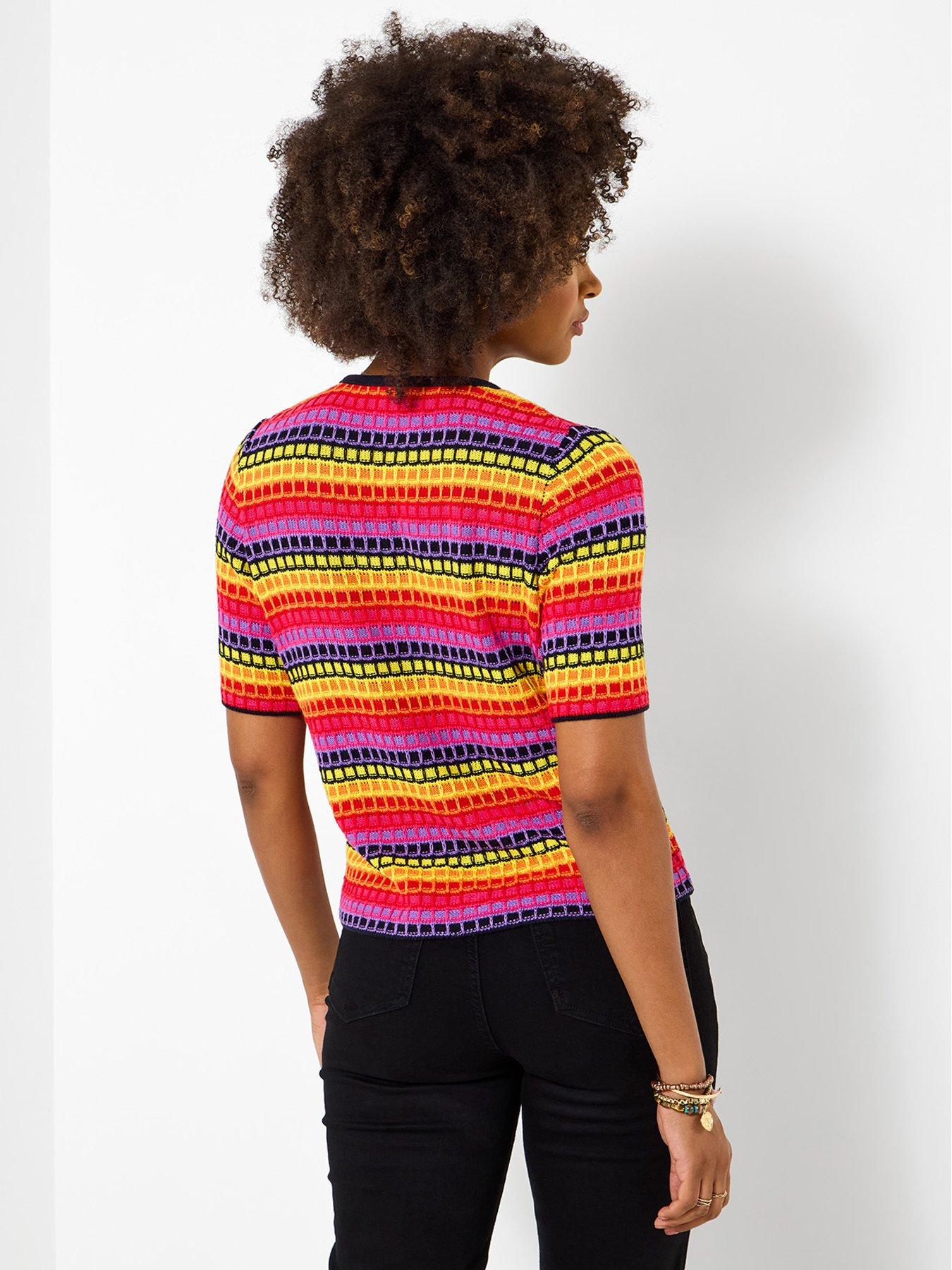 joe-browns-freya-short-sleeve-cardigan-redstillFront