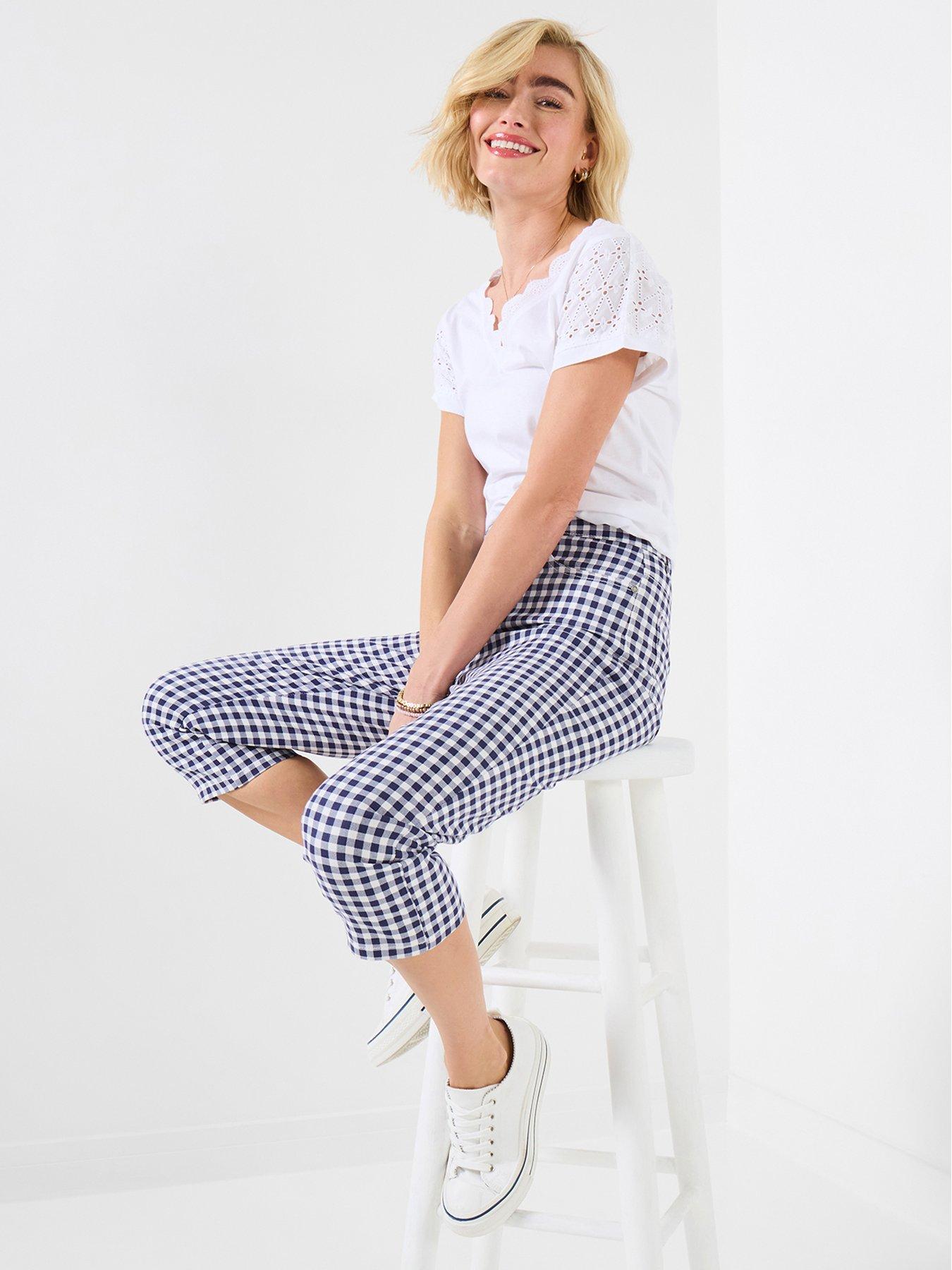 joe-browns-penelope-gingham-capri-pants-bluefront