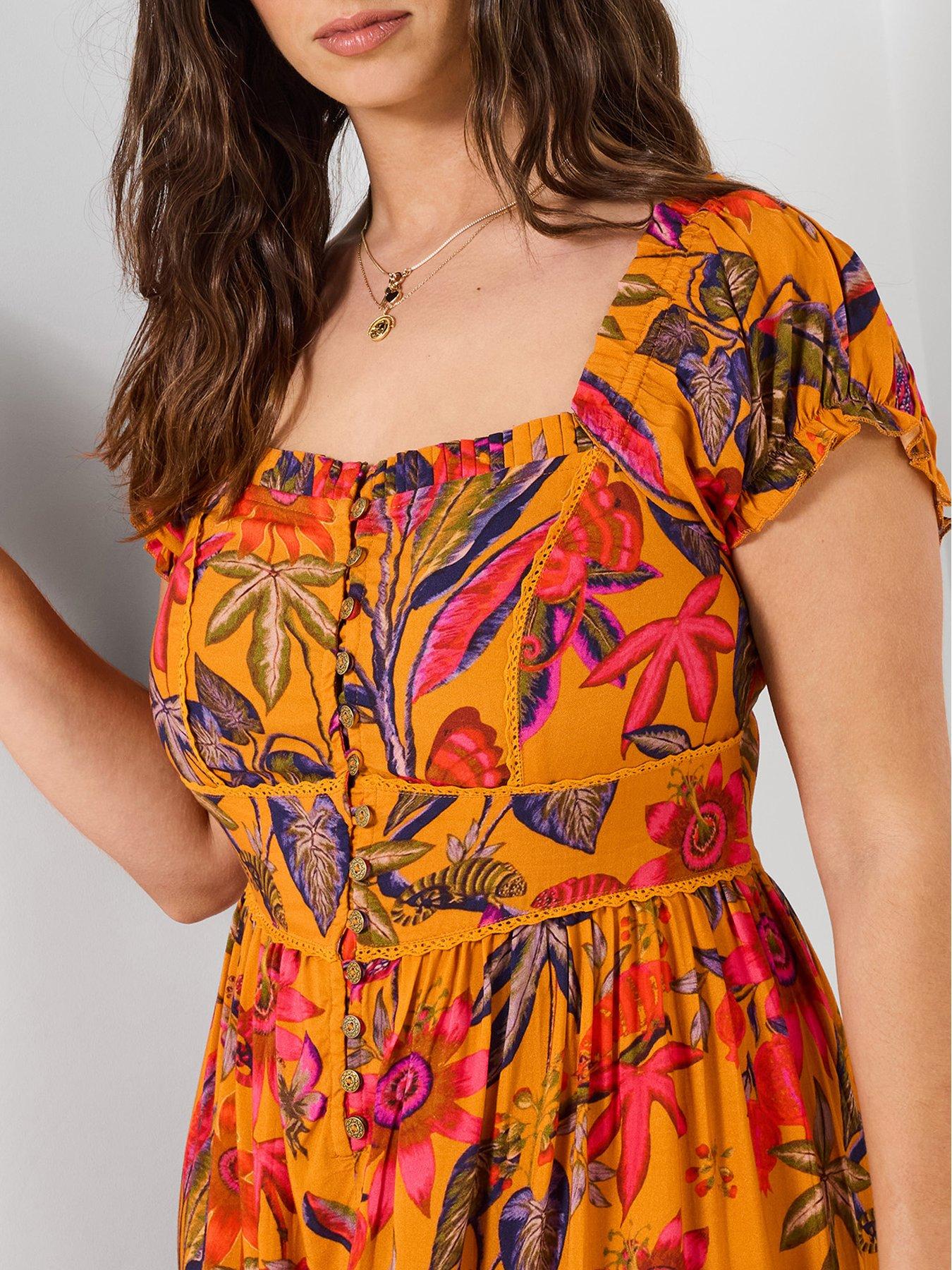 joe-browns-amelia-printed-midi-dress-orangeoutfit
