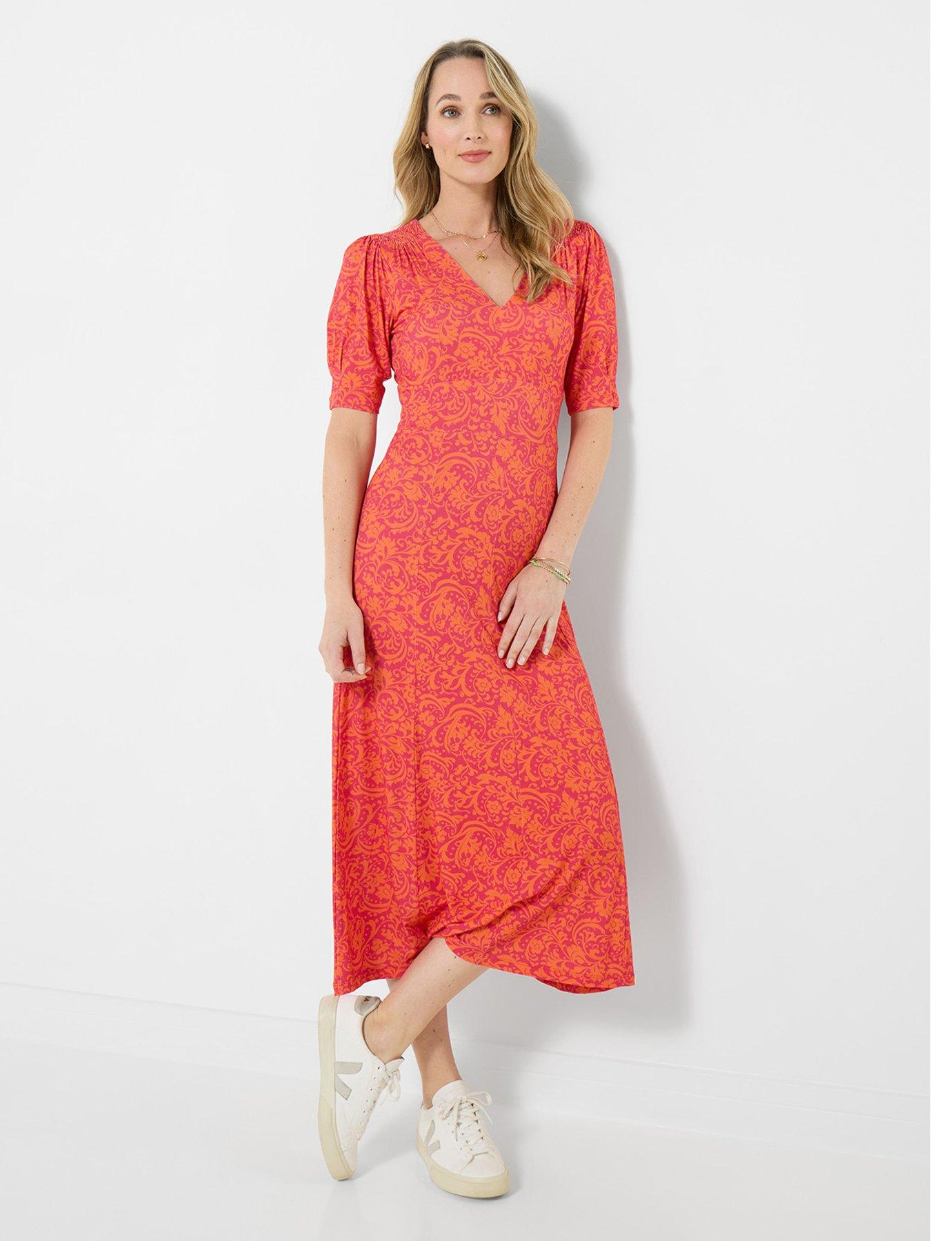joe-browns-summer-brights-jersey-dress-orange