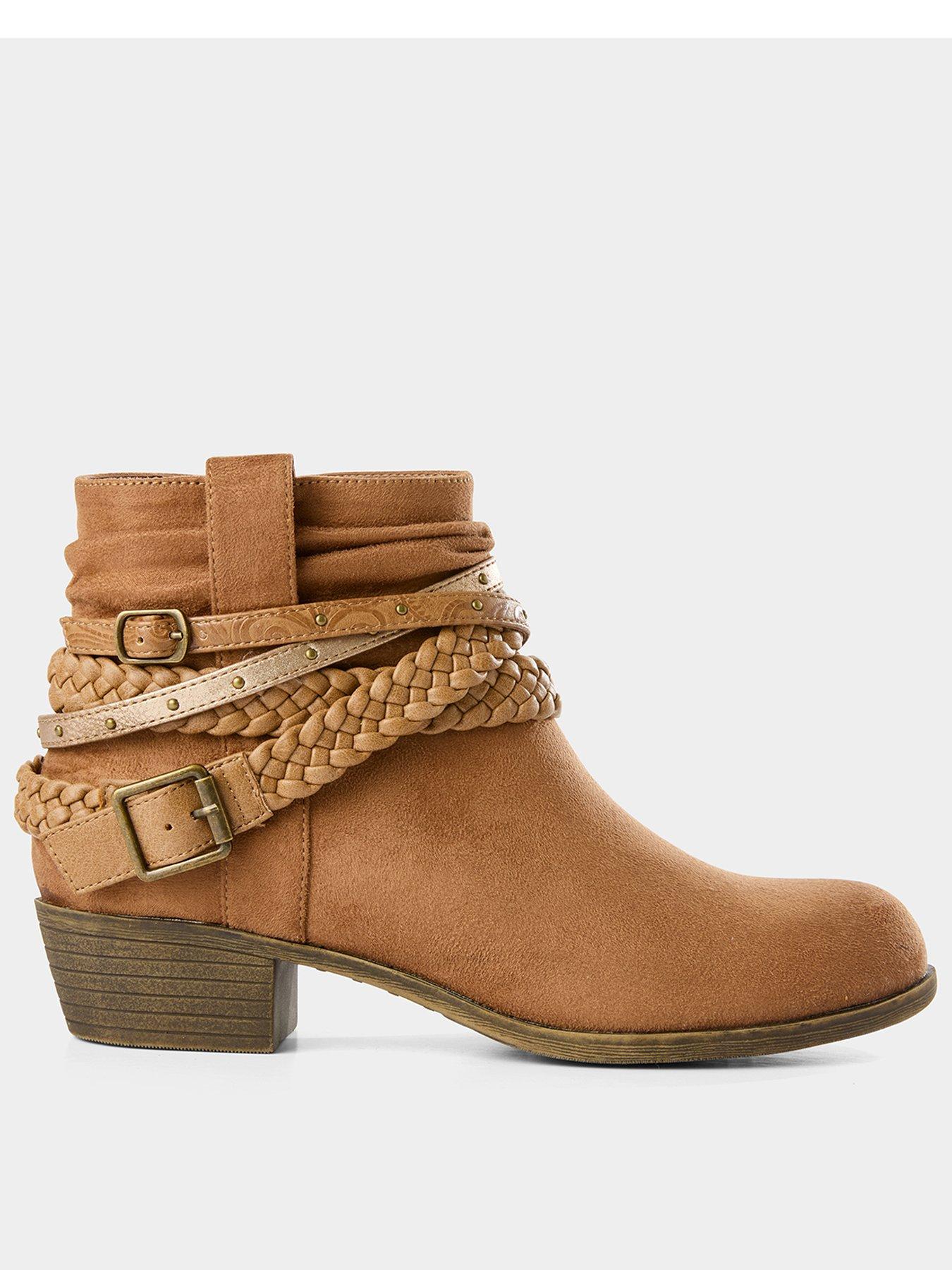 Joe Browns Rylee Boho Western Boots - Brown