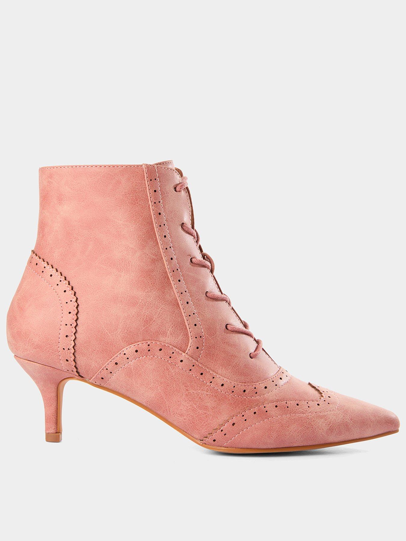 joe-browns-kitty-lace-up-boots-pinkfront