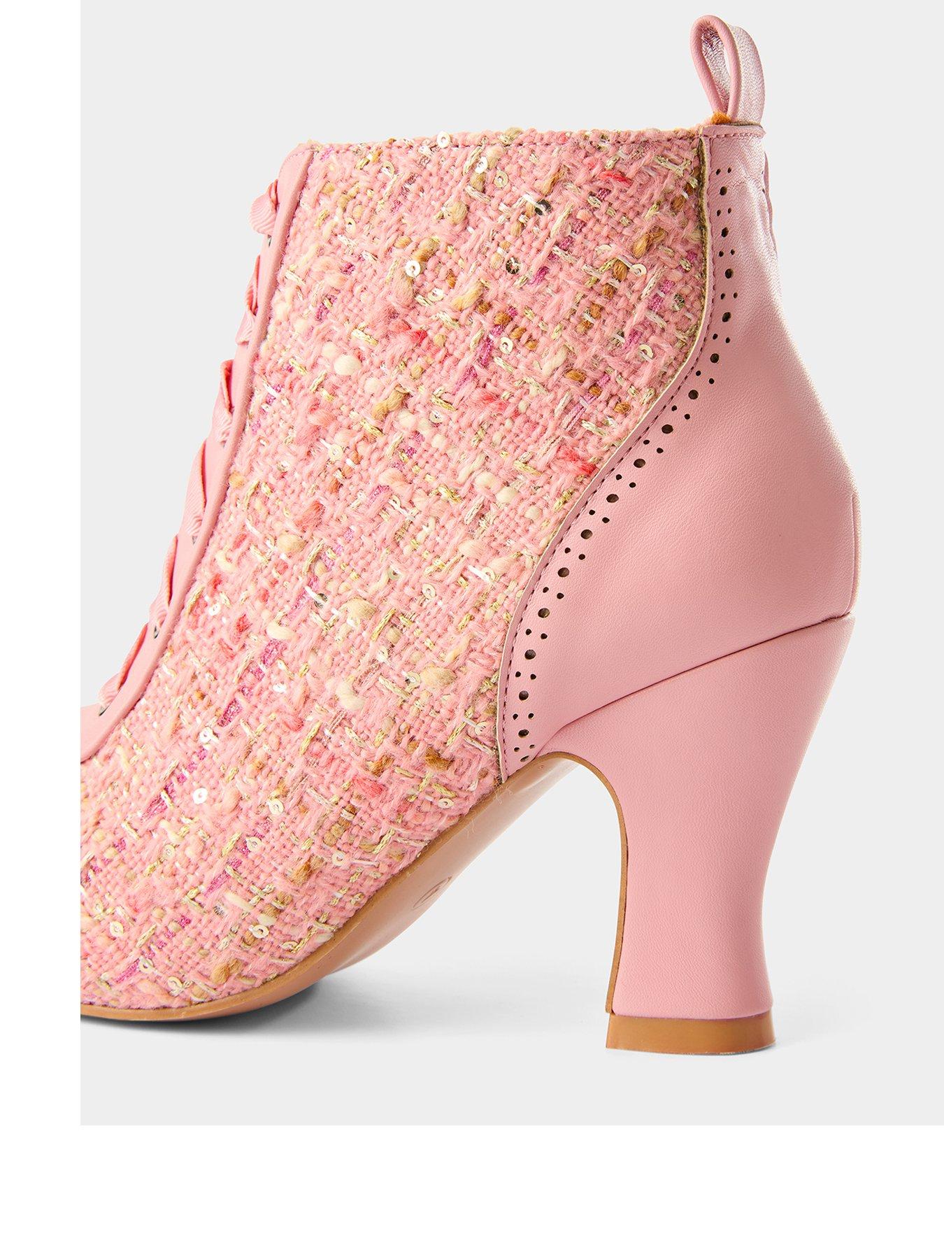 joe-browns-vivienne-tweedy-ankle-boots-pinkback