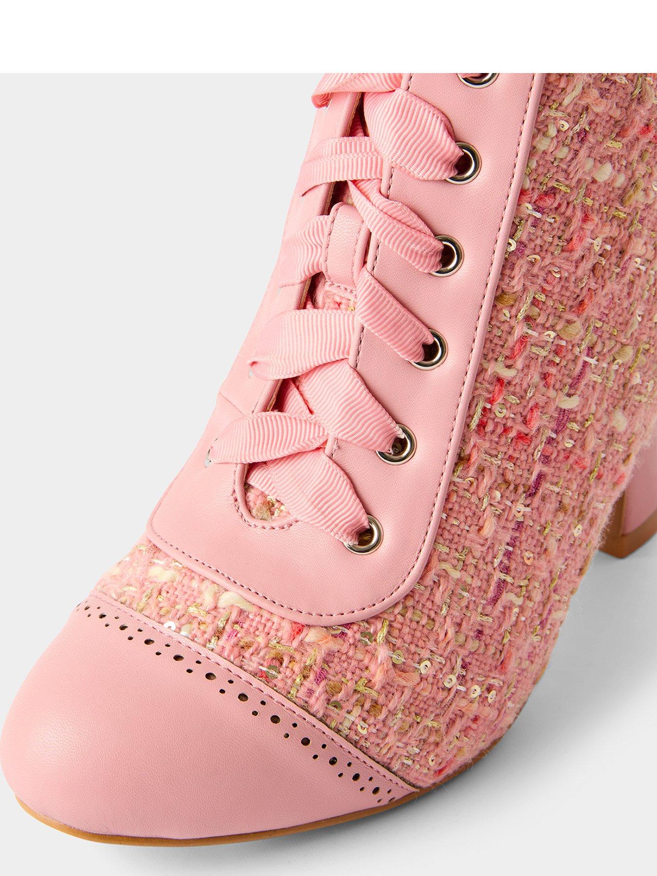 joe-browns-vivienne-tweedy-ankle-boots-pinkoutfit