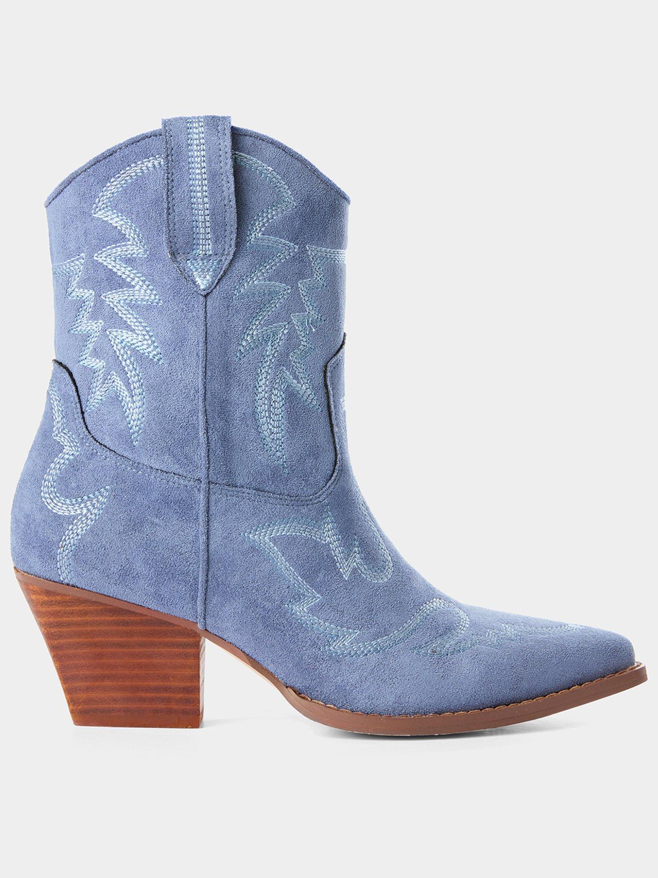 Image 1 of 5 of Joe Browns The Blues Leather Soled Boots - Blue