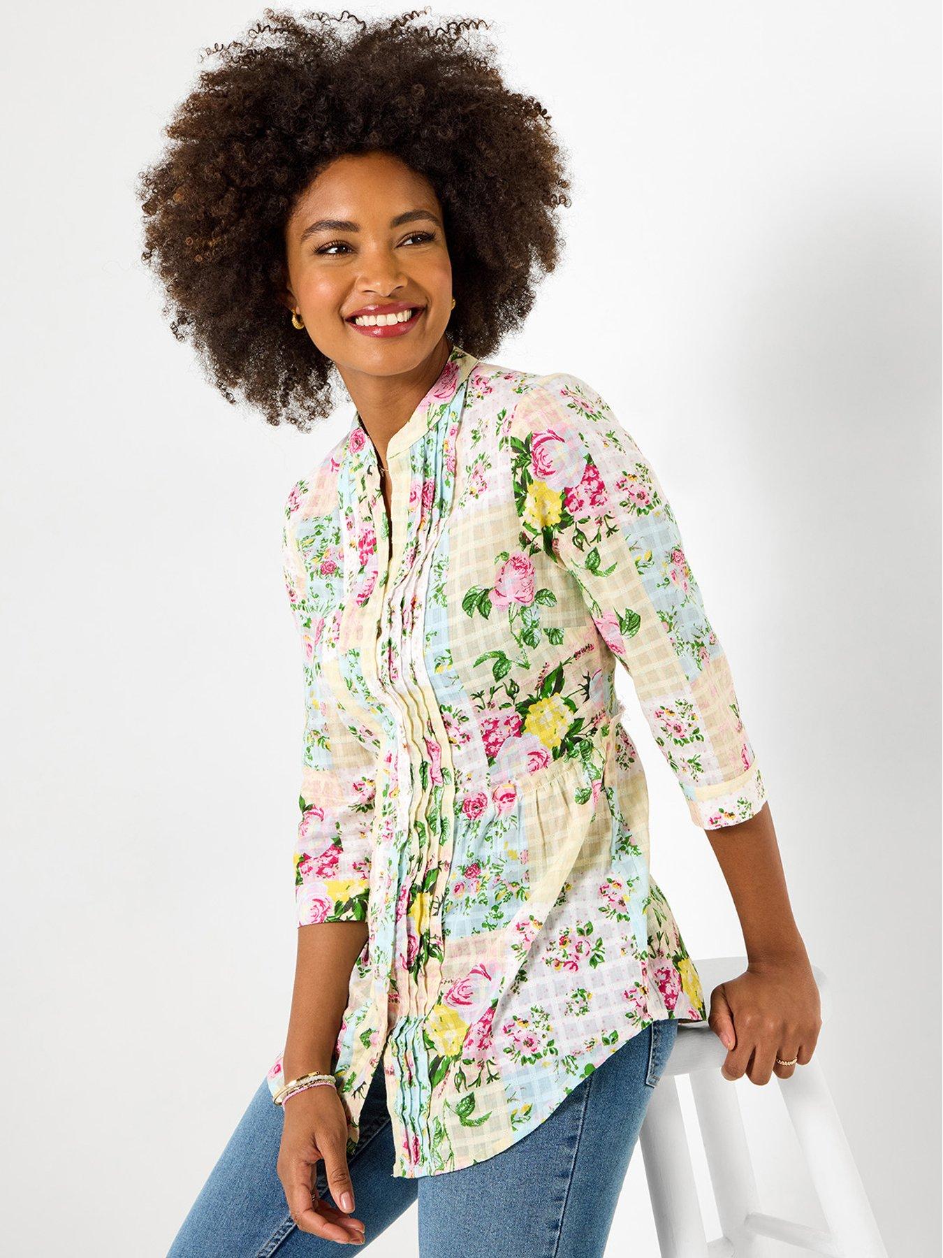 joe-browns-perfectly-patchwork-printed-cotton-blouse-multi