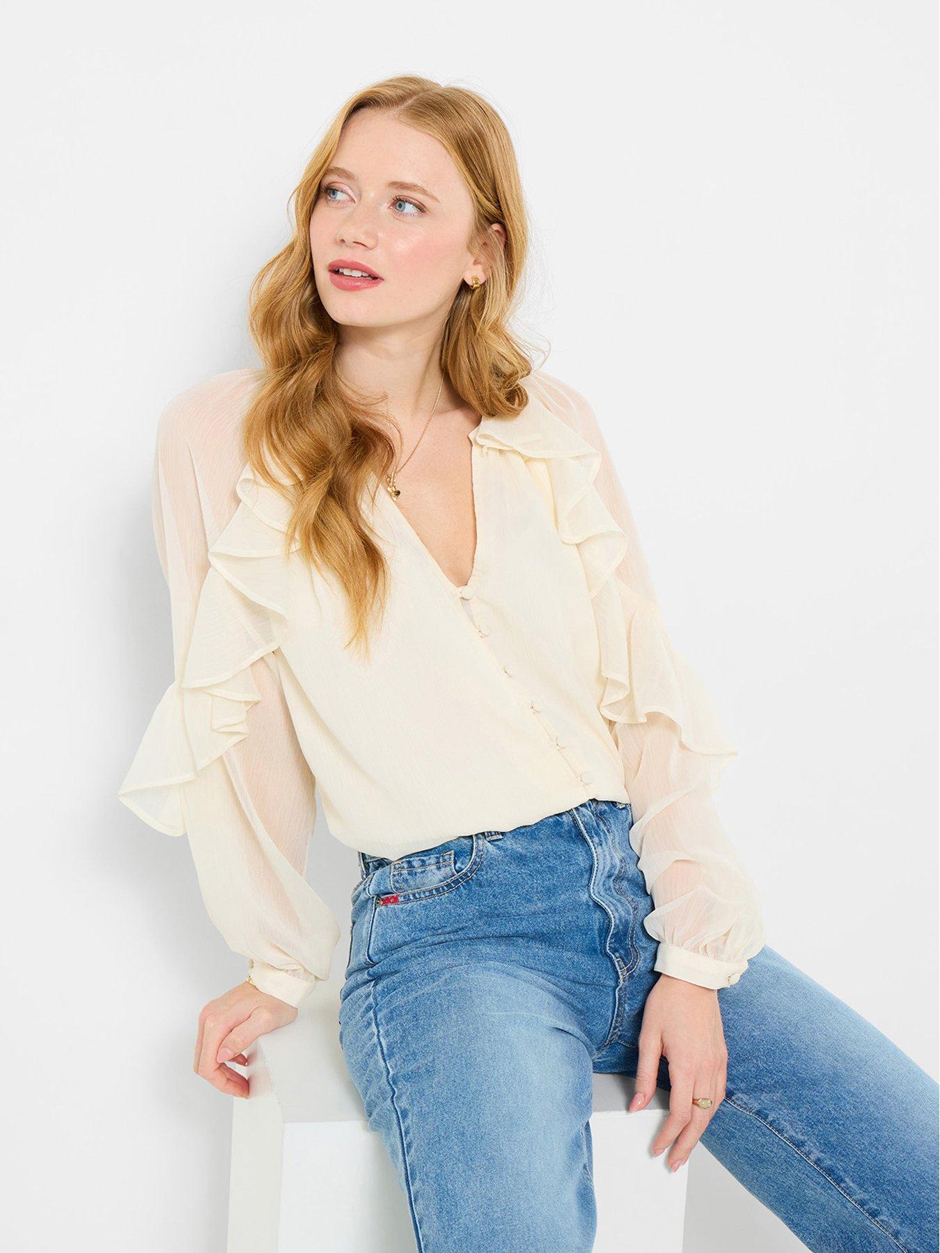 Image 3 of 5 of Joe Browns Romantic Ruffles Blouse - Cream