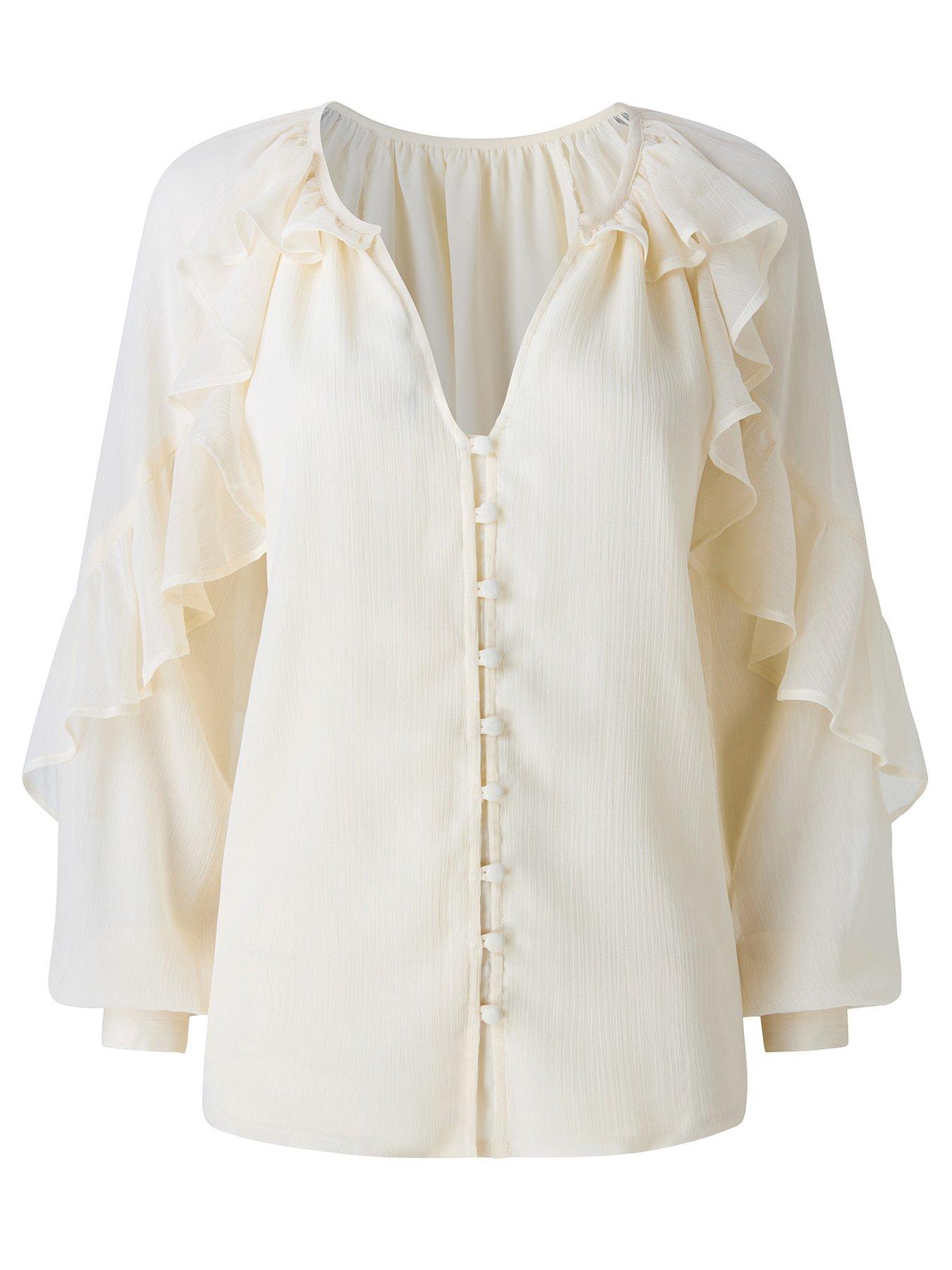 Image 5 of 5 of Joe Browns Romantic Ruffles Blouse - Cream