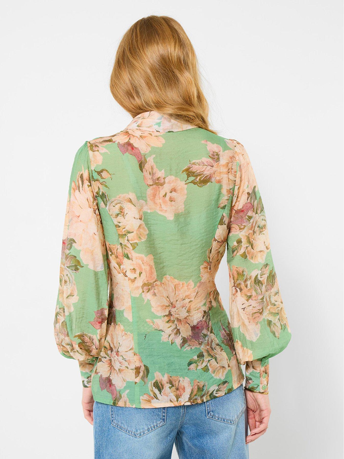 joe-browns-olivia-printed-blouse-with-detachable-tie-greenstillFront