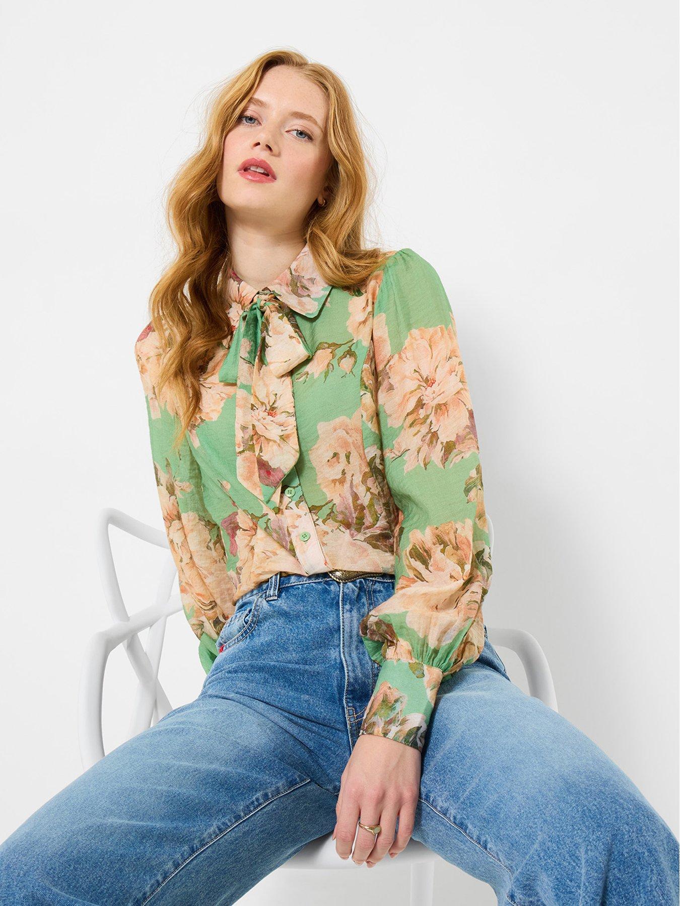 joe-browns-olivia-printed-blouse-with-detachable-tie-greenback