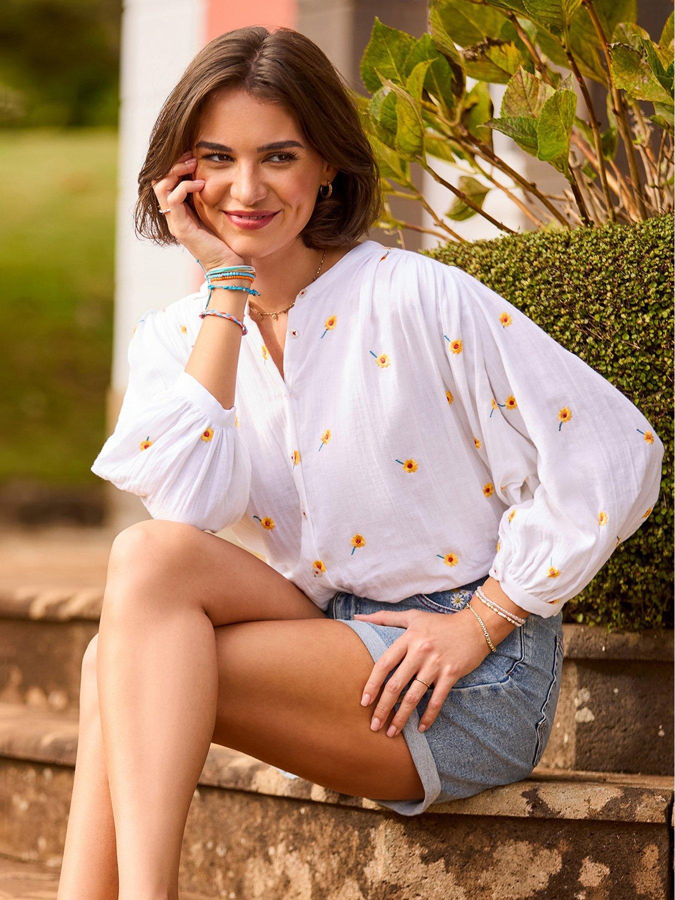 joe-browns-sunshine-embroidered-cotton-blouse-whitefront
