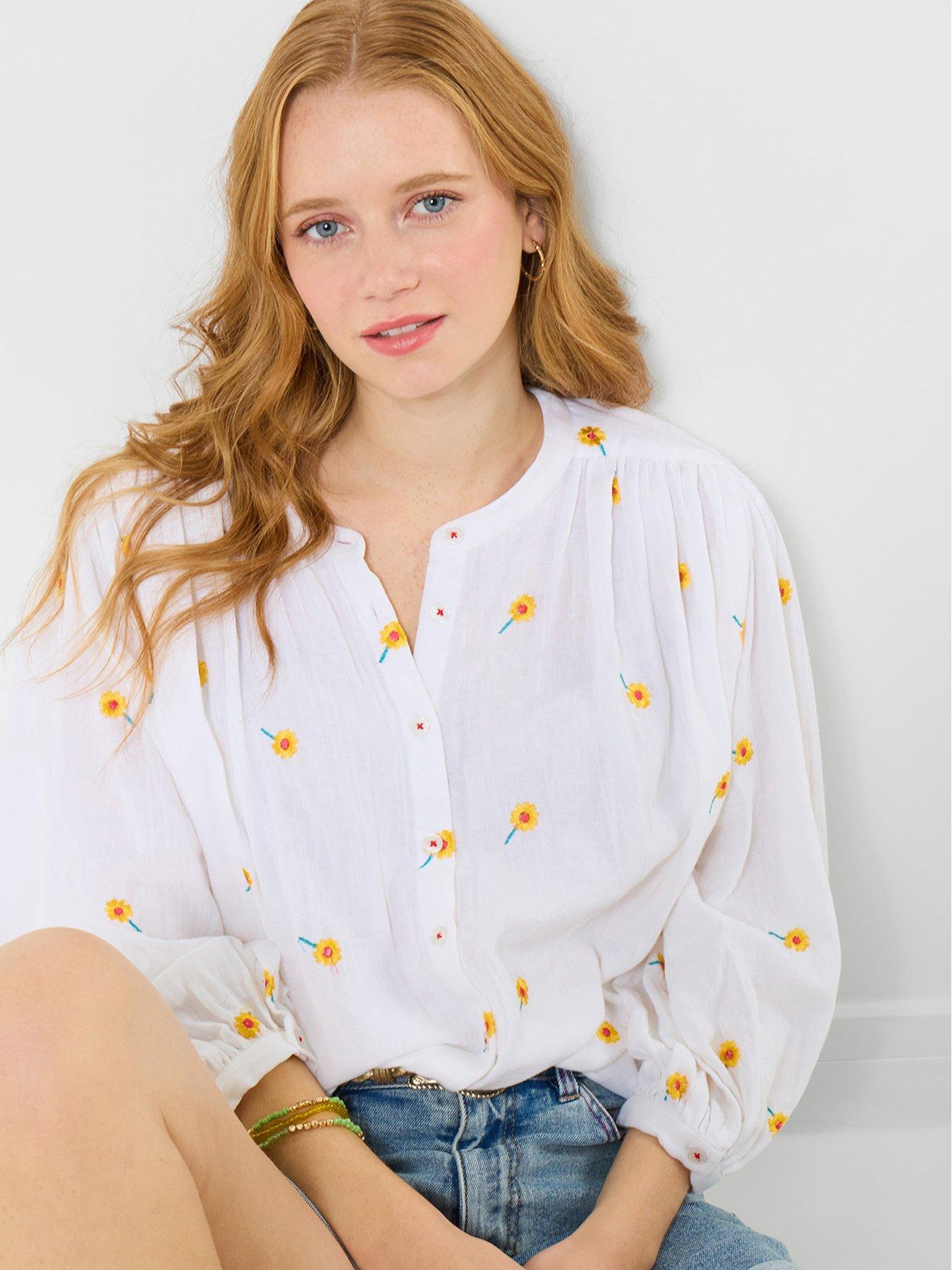 joe-browns-sunshine-embroidered-cotton-blouse-whitestillFront