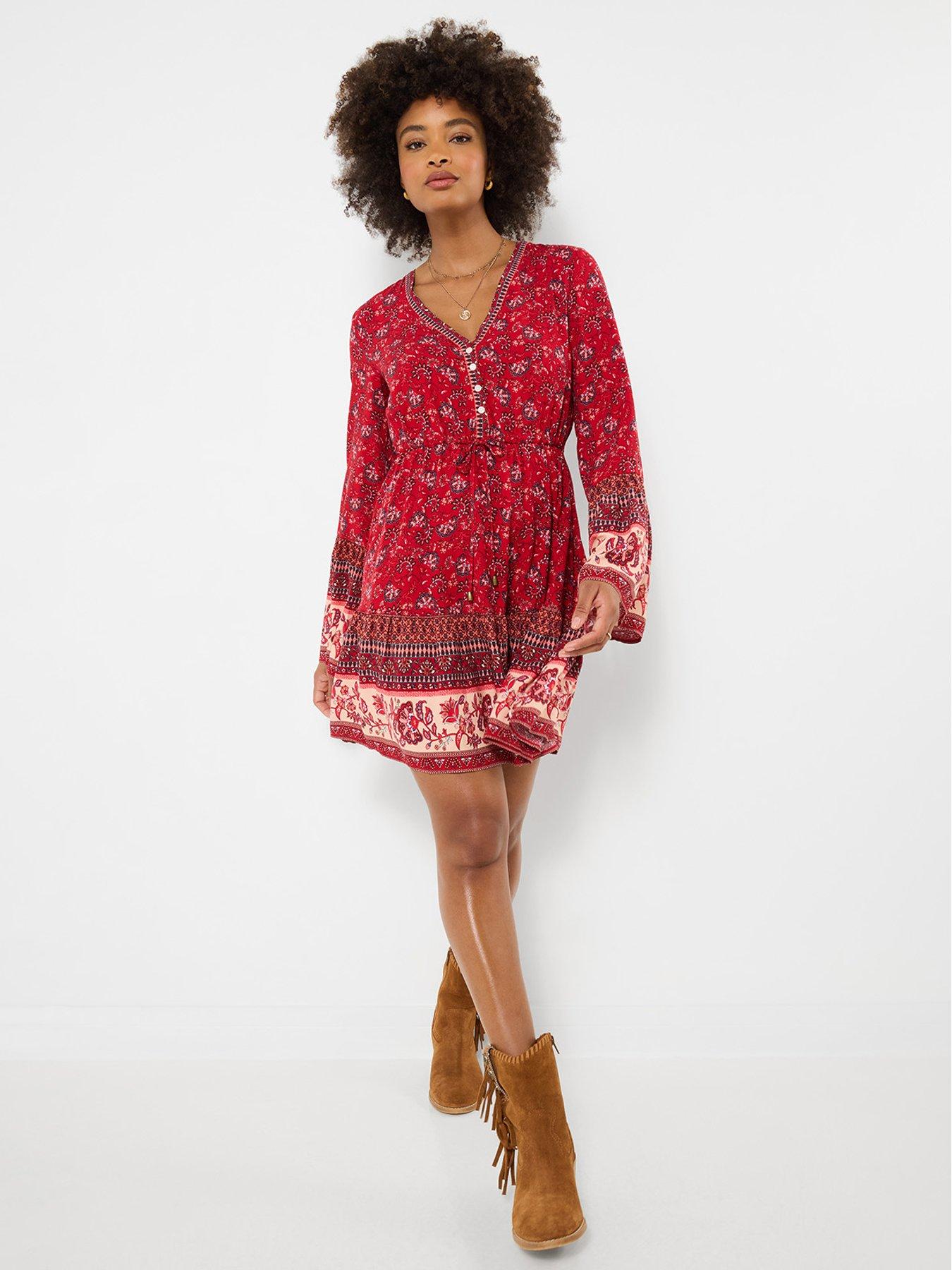 joe-browns-boho-vibes-tunic-dress-redfront