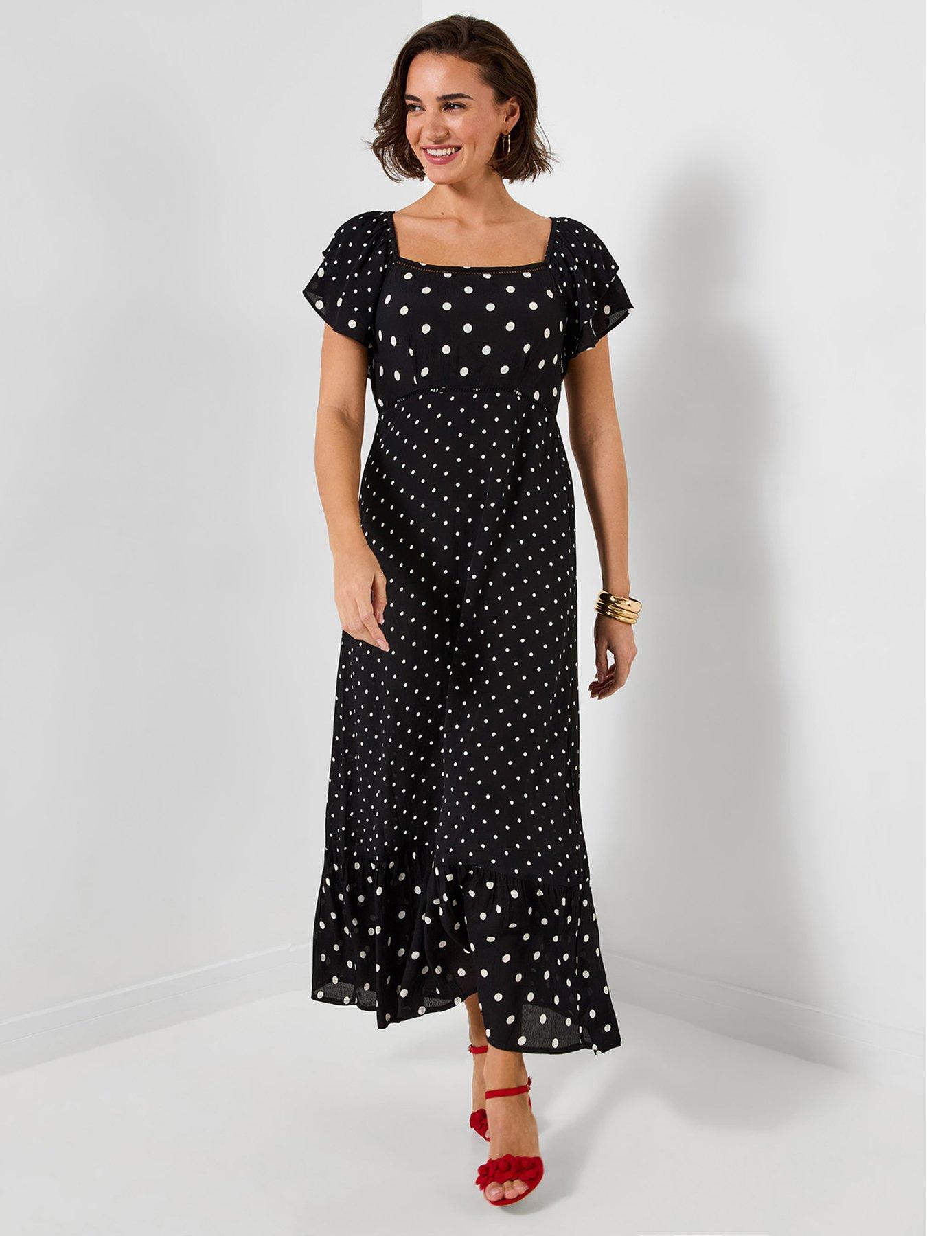 joe-browns-prettiest-polka-dot-dress-blackstillFront