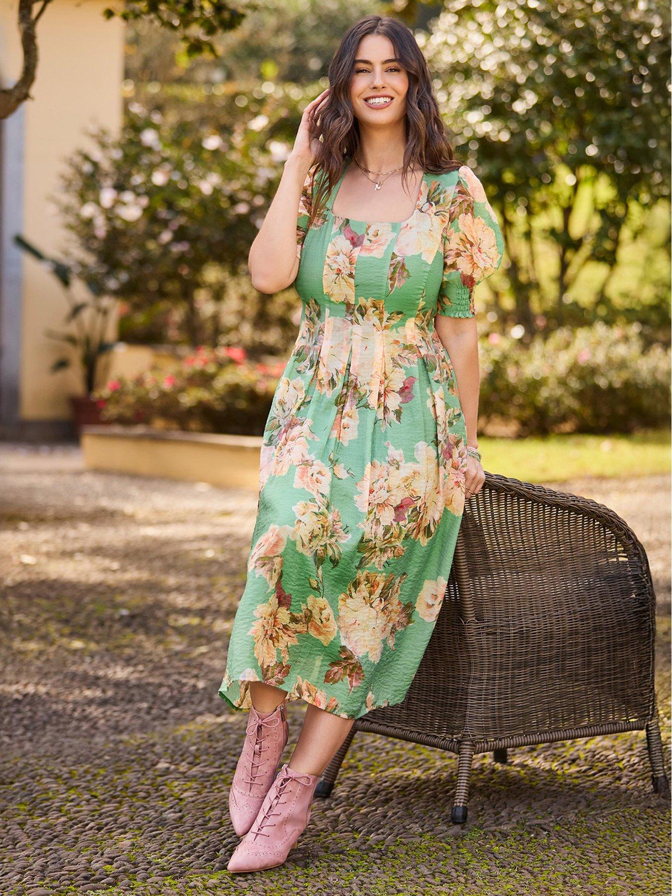 joe-browns-betsy-floral-dress-greendetail