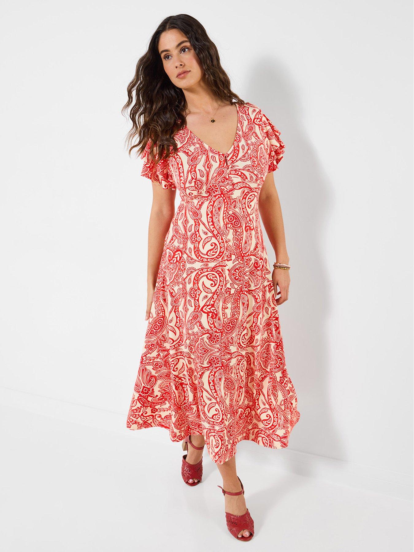 joe-browns-orla-printed-jersey-dress-redfront