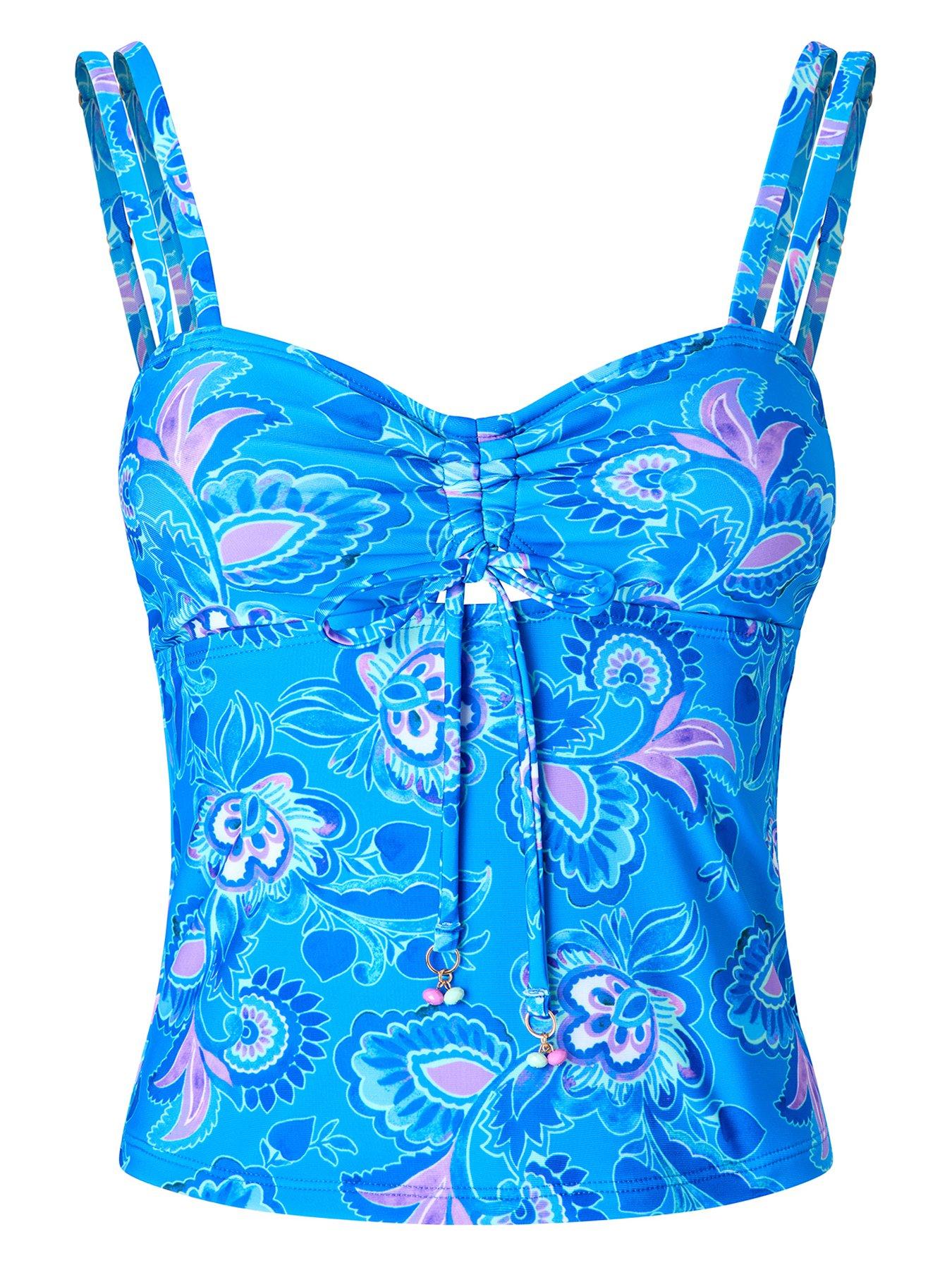 Image 6 of 6 of Joe Browns Malibu Ocean Tankini - Blue