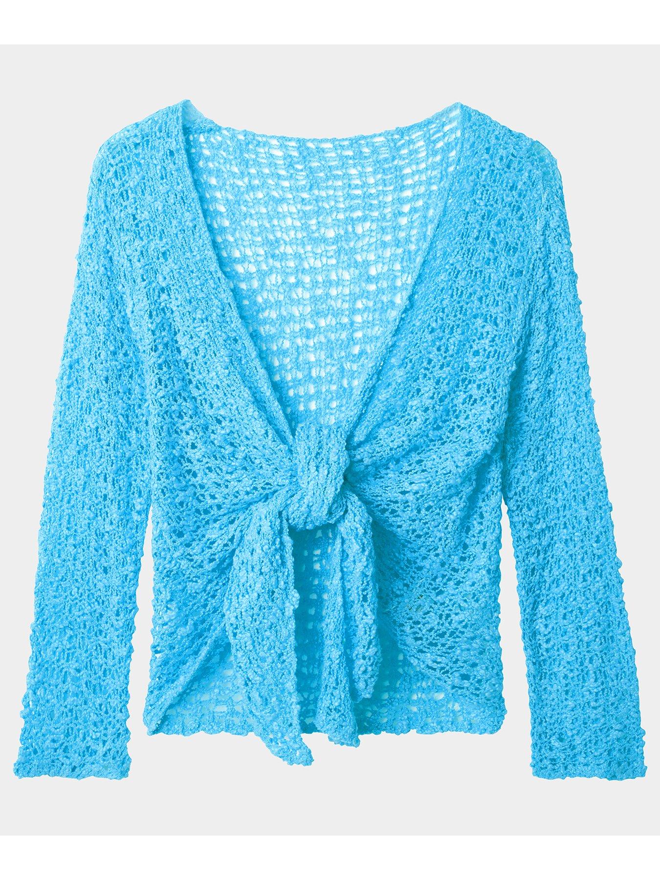 joe-browns-fresh-and-fancy-popcorn-cardigan-bluestillFront