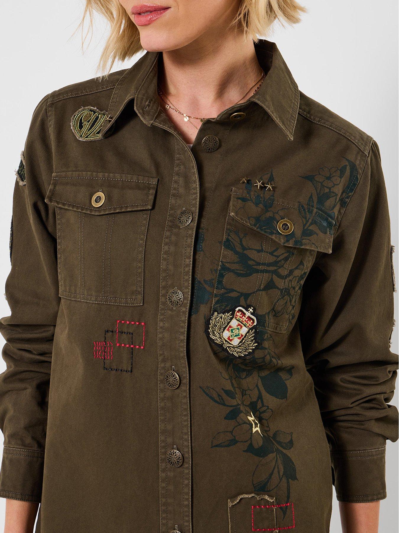 joe-browns-lexie-boutique-badged-shirt-khaki-greendetail